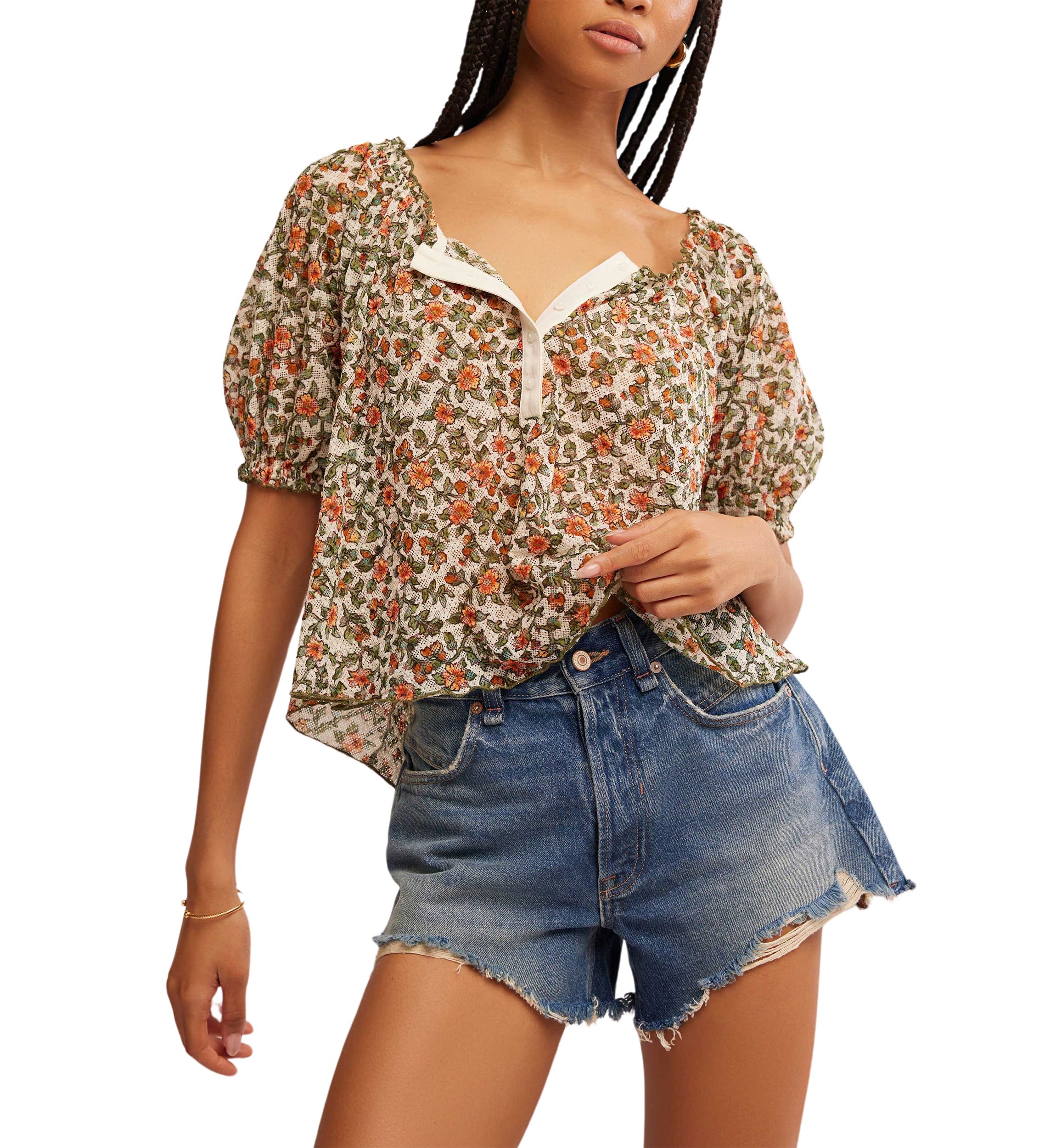 Astra Floral Printed Top