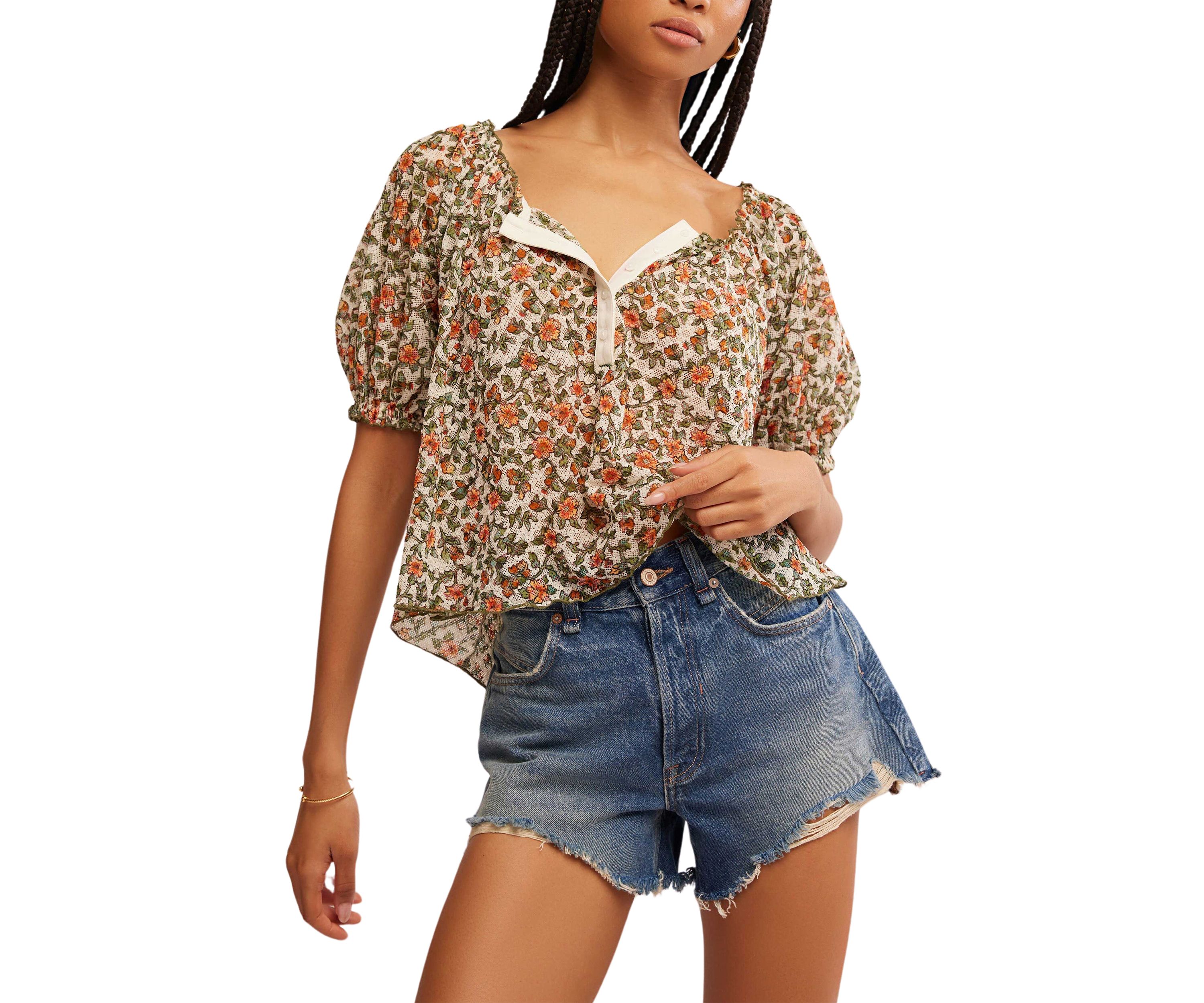 Astra Floral Printed Top