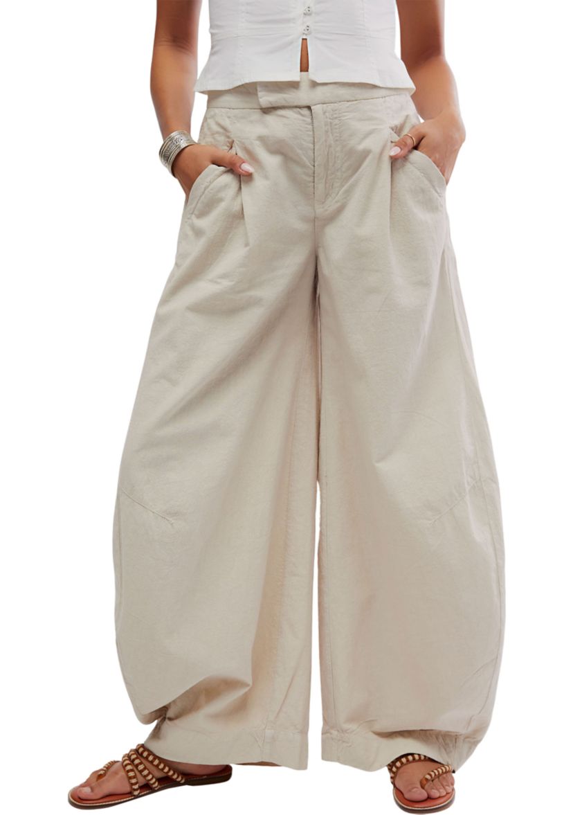 Tegan Washed Barrel Trousers