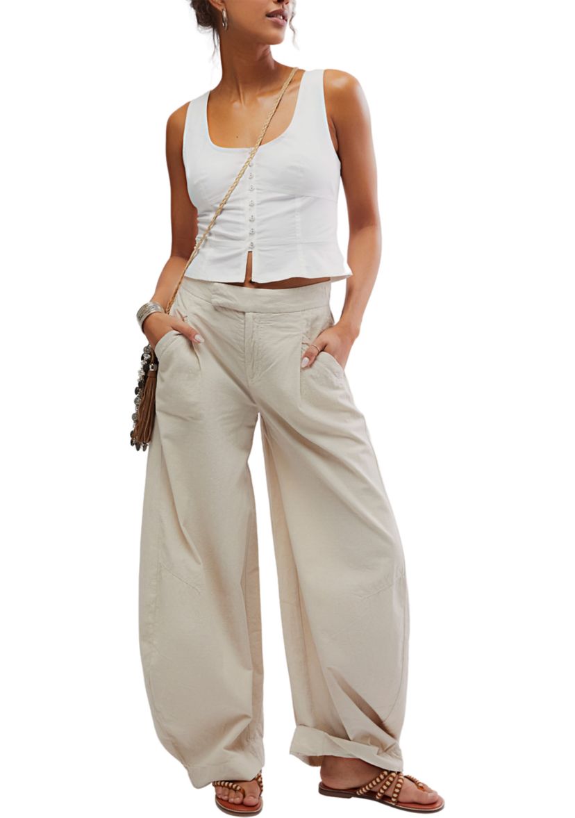 Tegan Washed Barrel Trousers