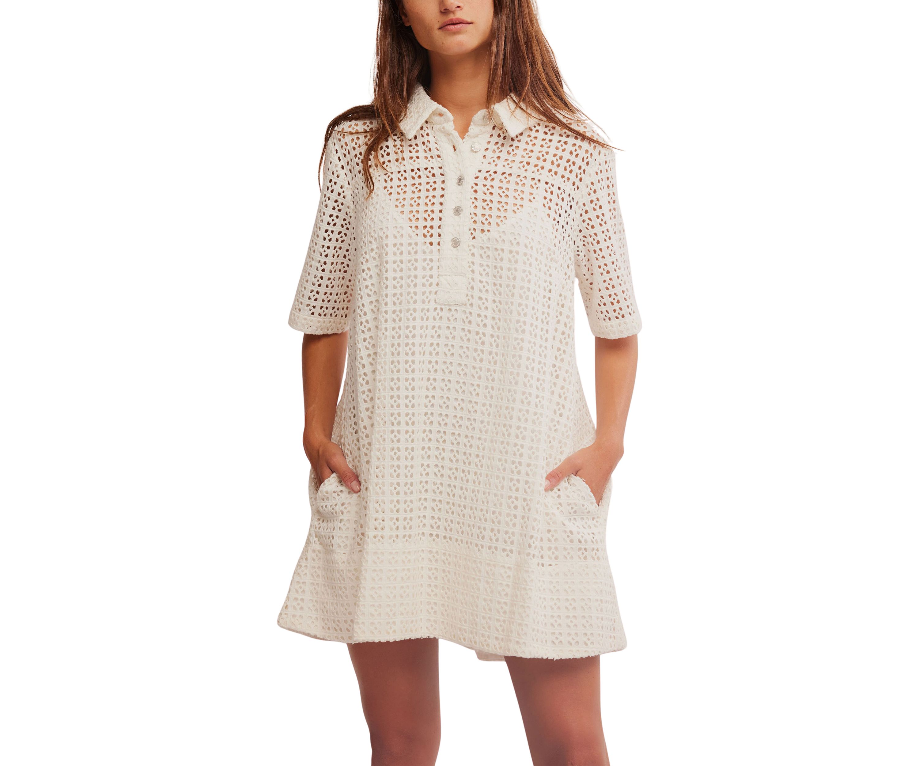 Remino Eyelet Minidress