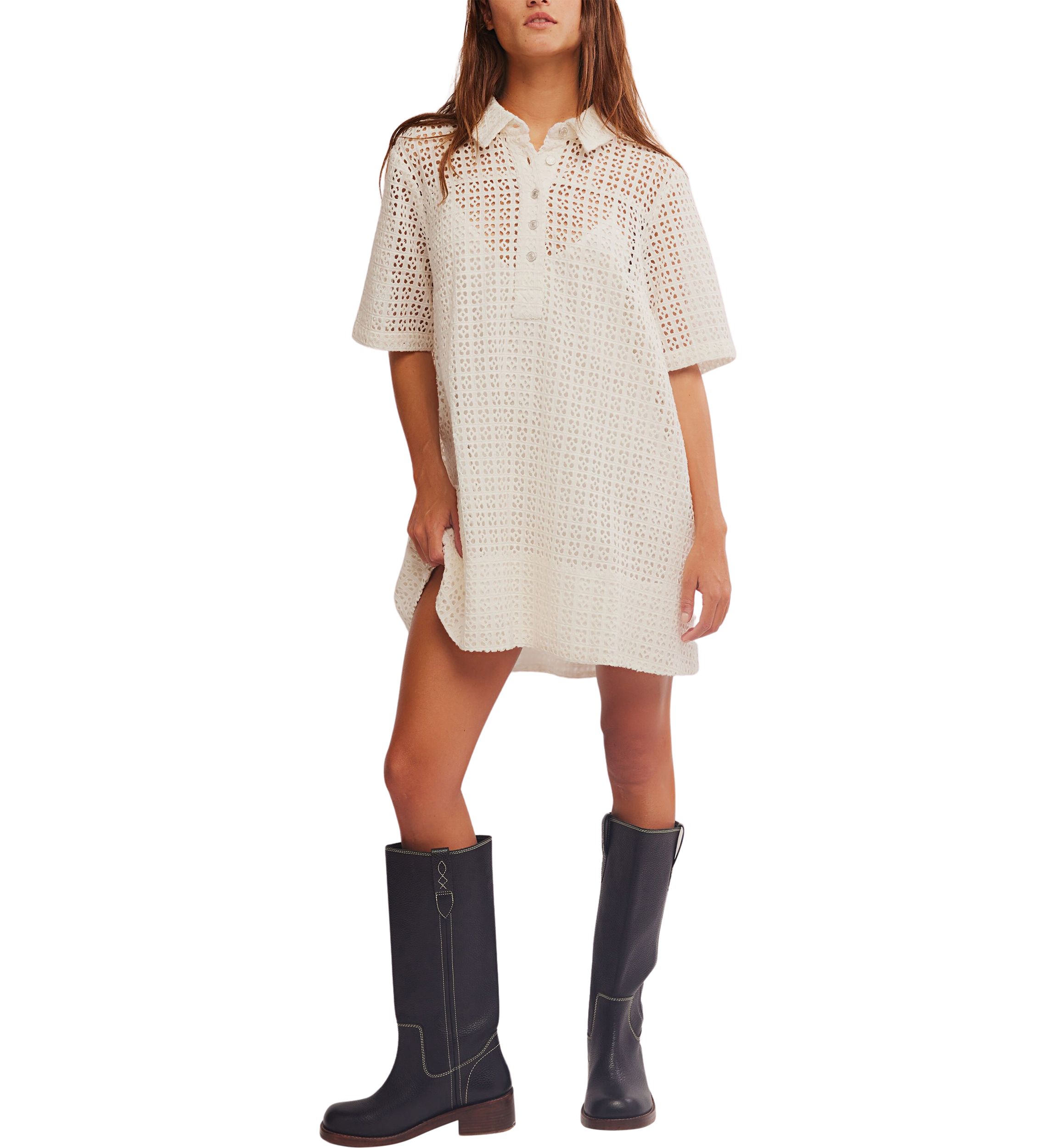 Remino Eyelet Minidress