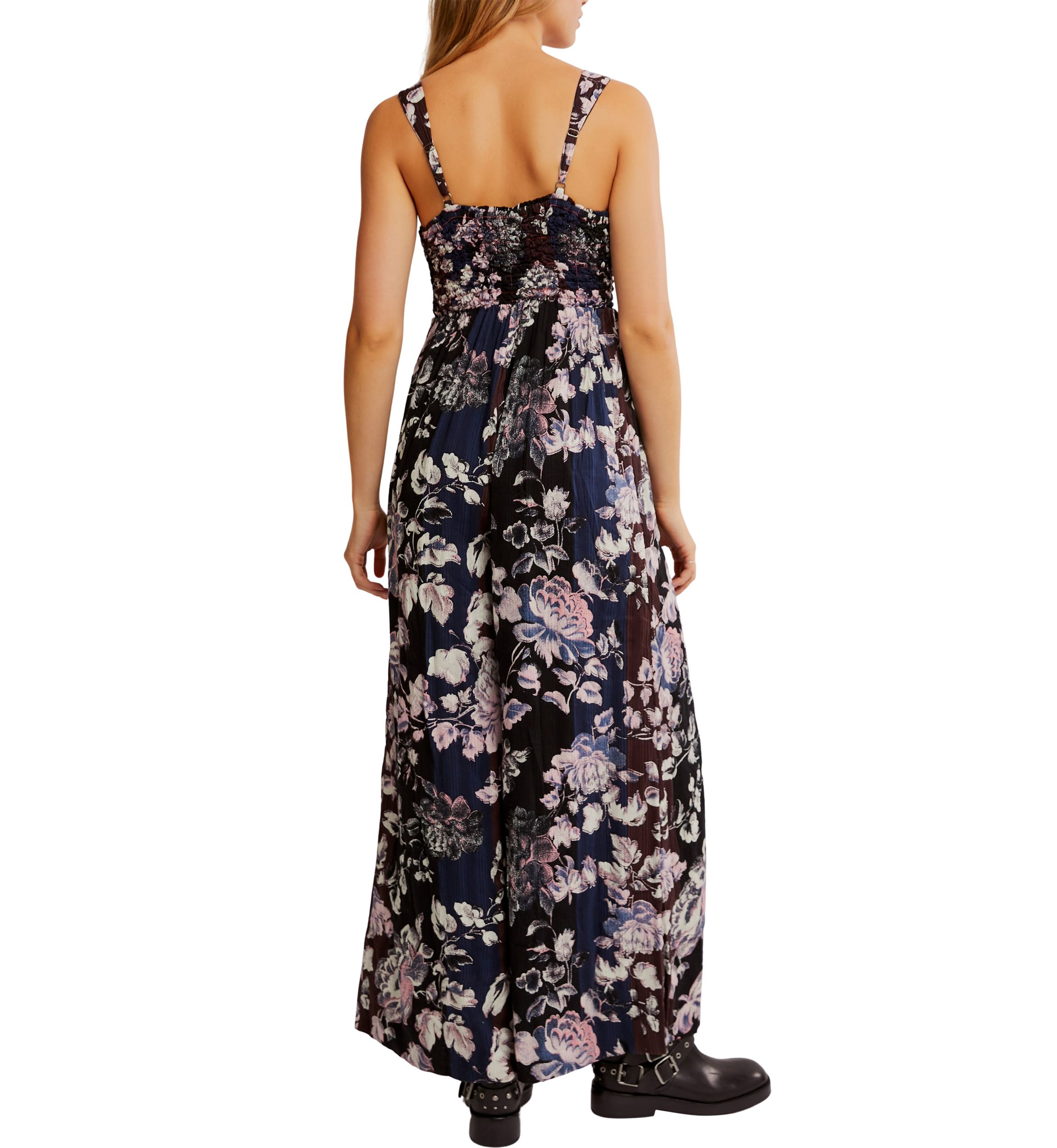 Melrose Smocked Wide Leg Jumpsuit