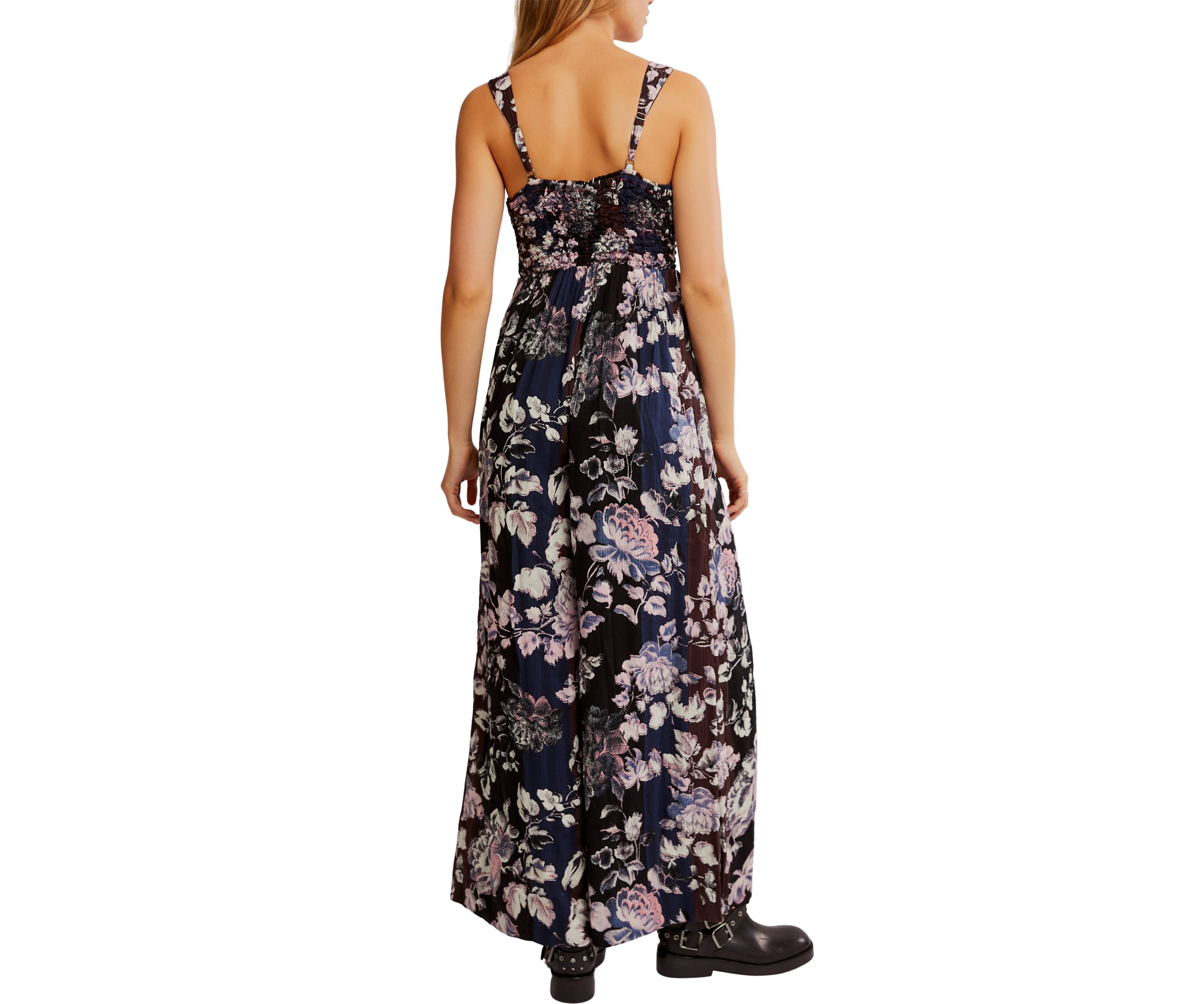 Melrose Smocked Wide Leg Jumpsuit