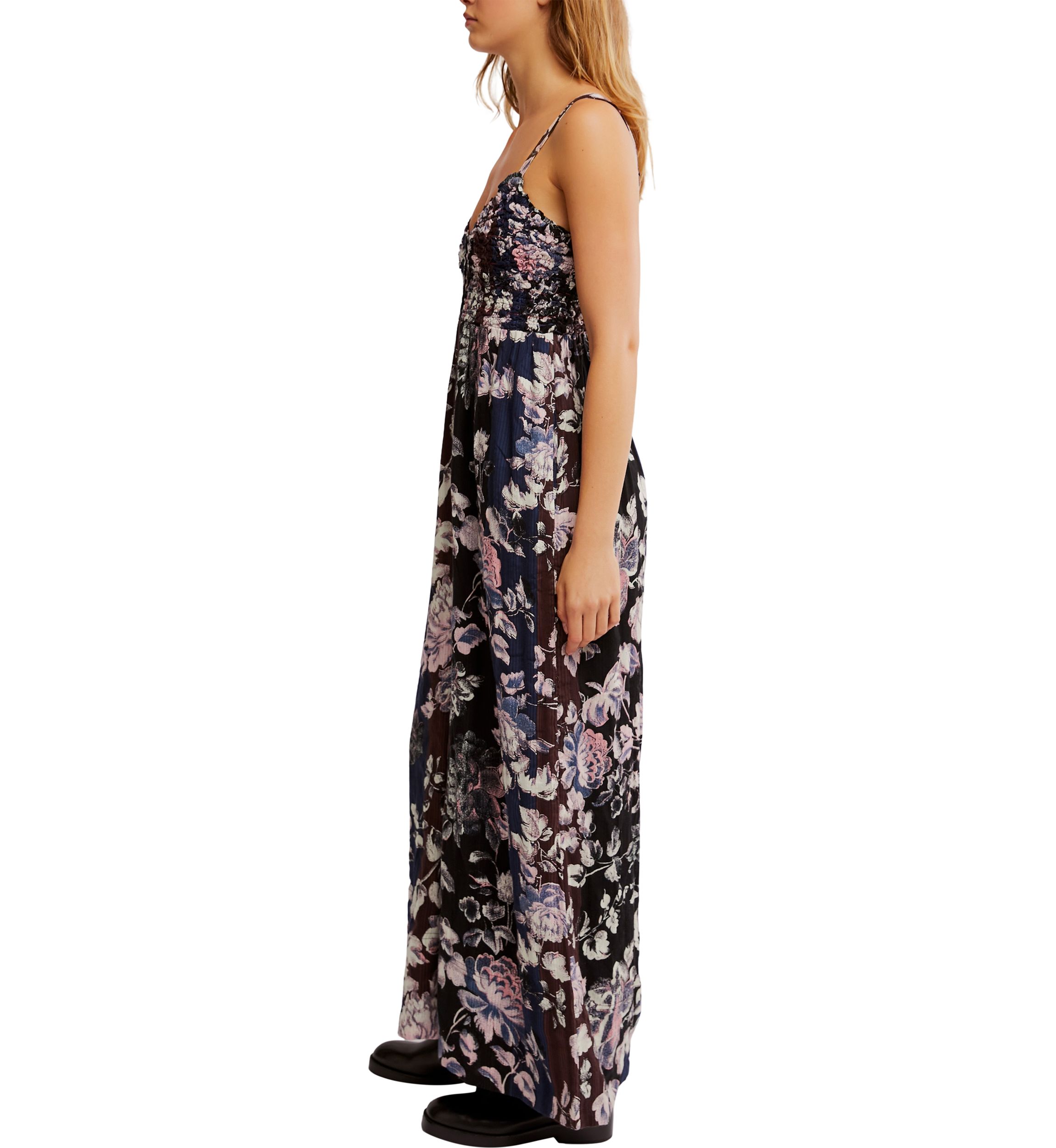 Melrose Smocked Wide Leg Jumpsuit