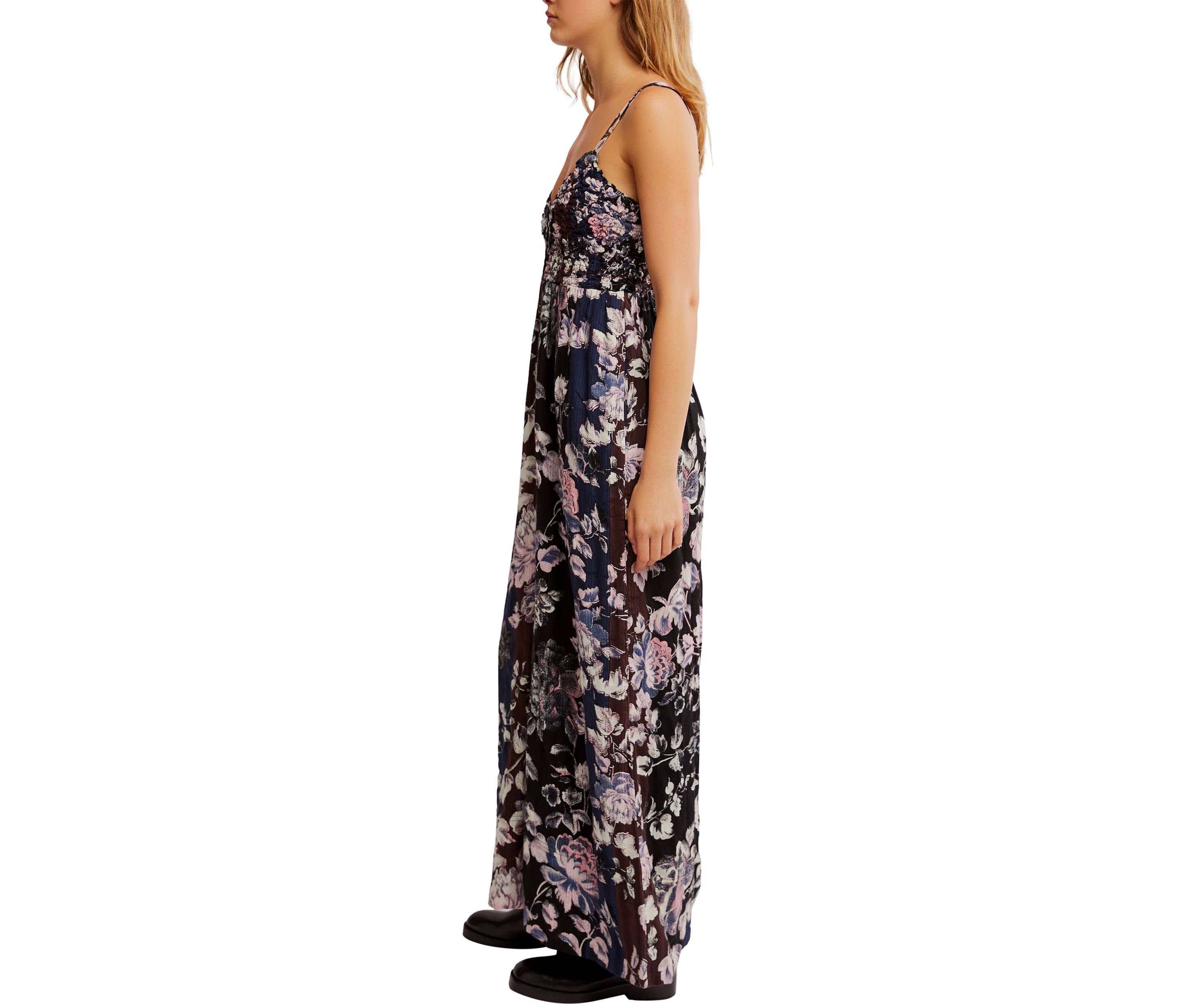 Melrose Smocked Wide Leg Jumpsuit
