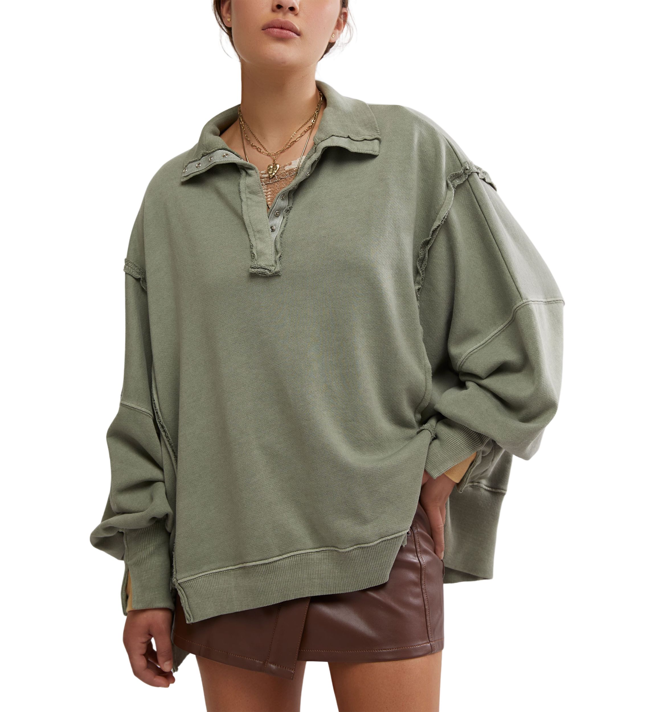 We the Free Camden Henley Sweatshirt