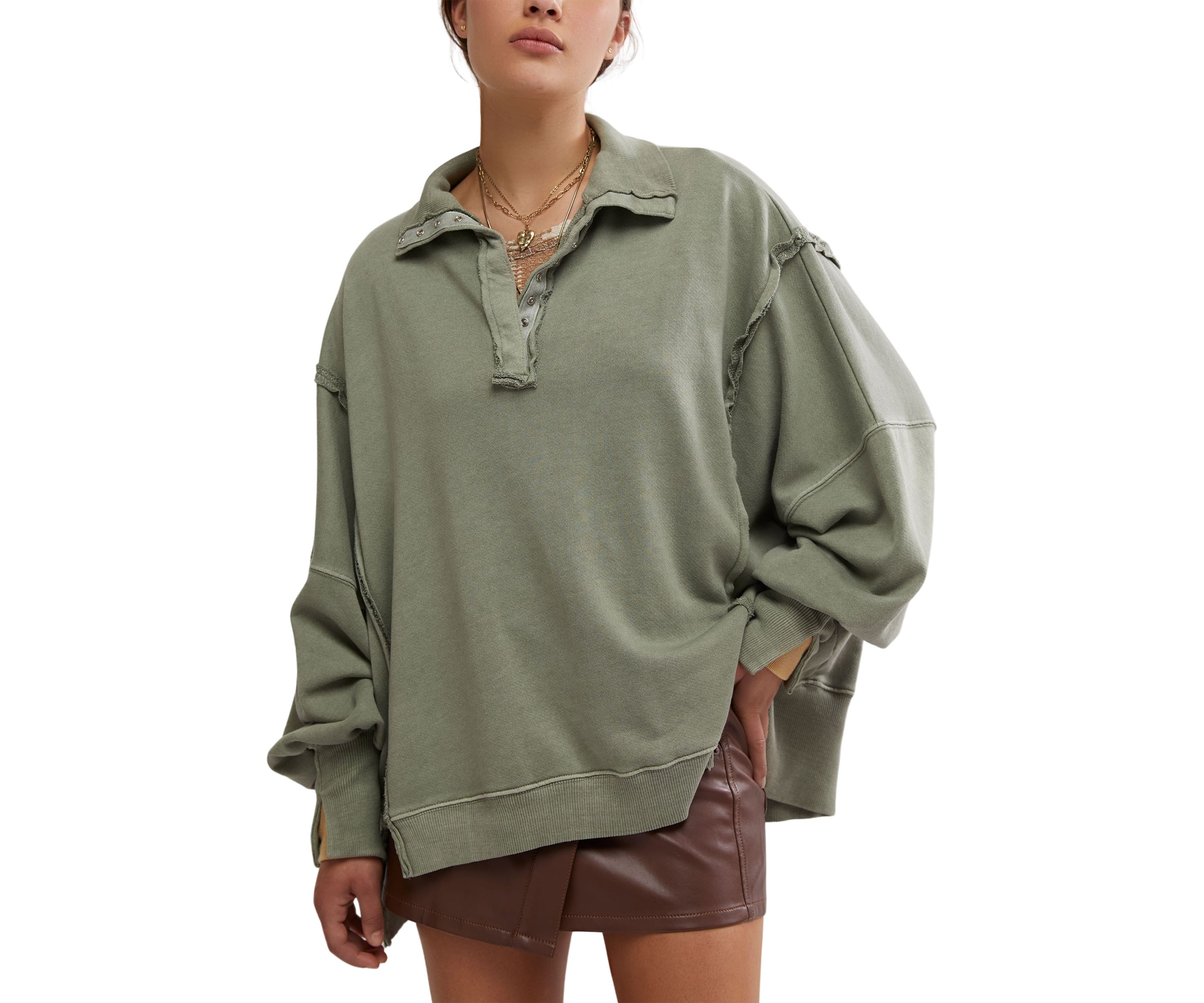 We the Free Camden Henley Sweatshirt