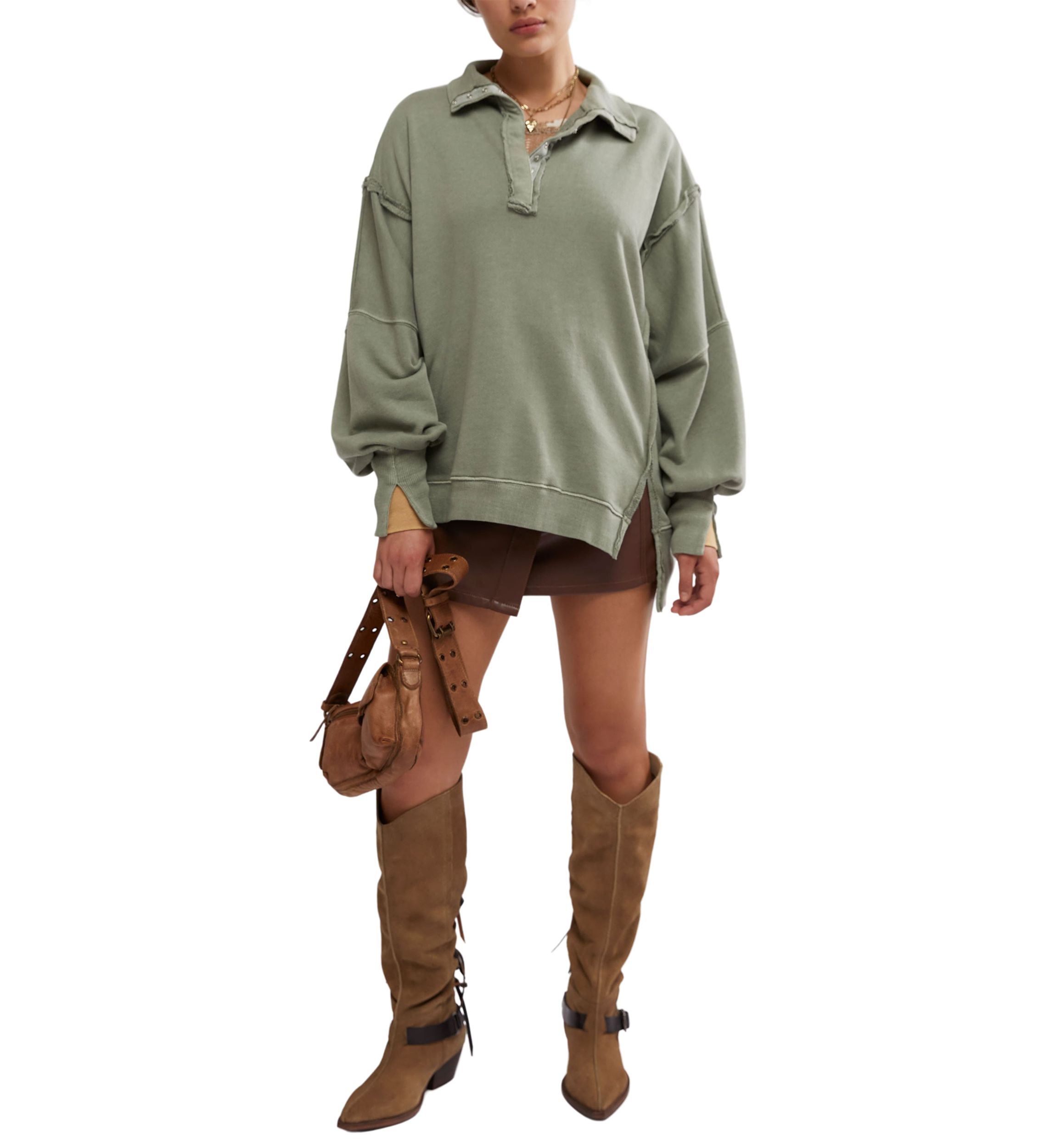 We the Free Camden Henley Sweatshirt