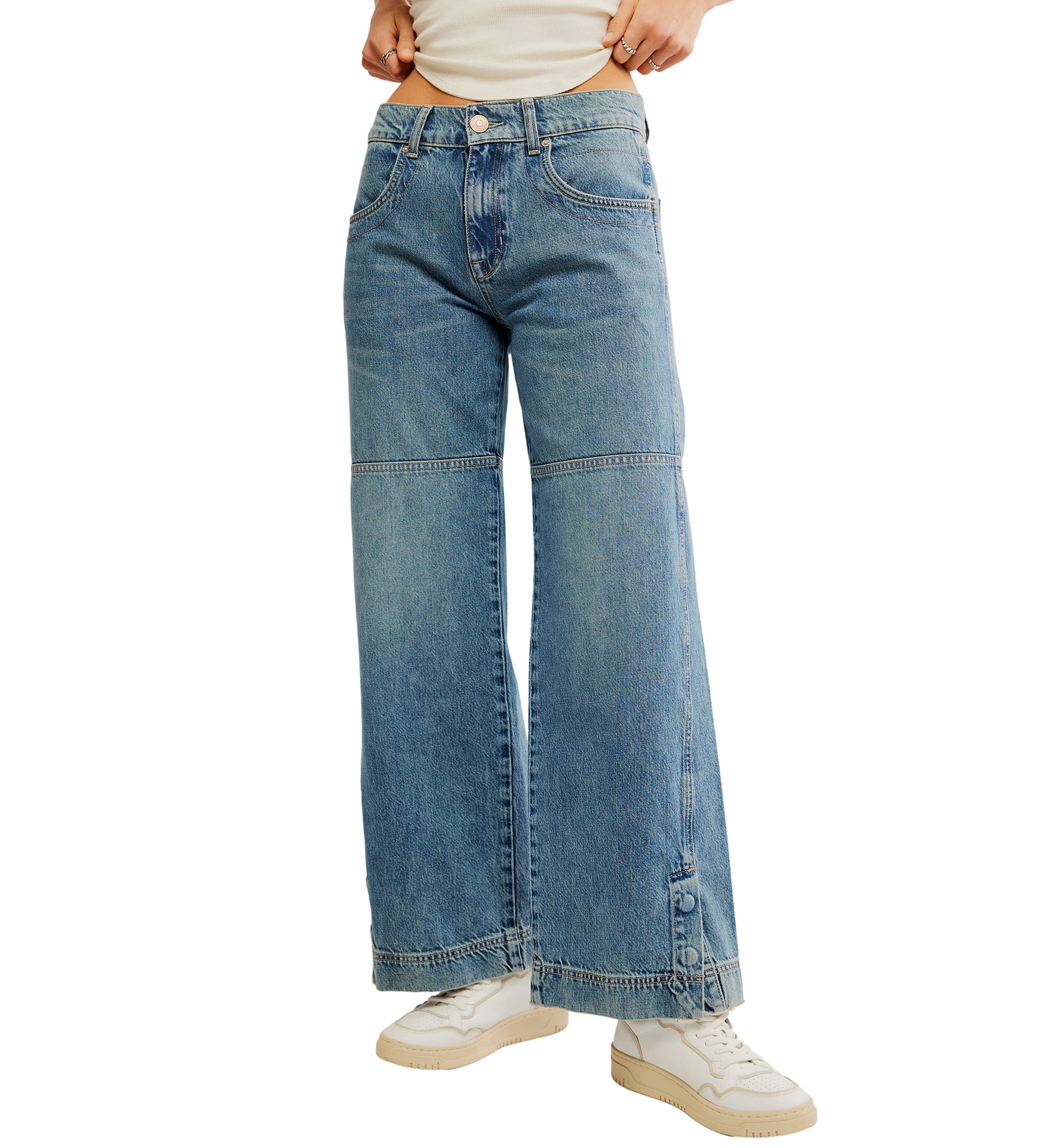 We The Free Benji Relaxed Wide-Leg Jeans