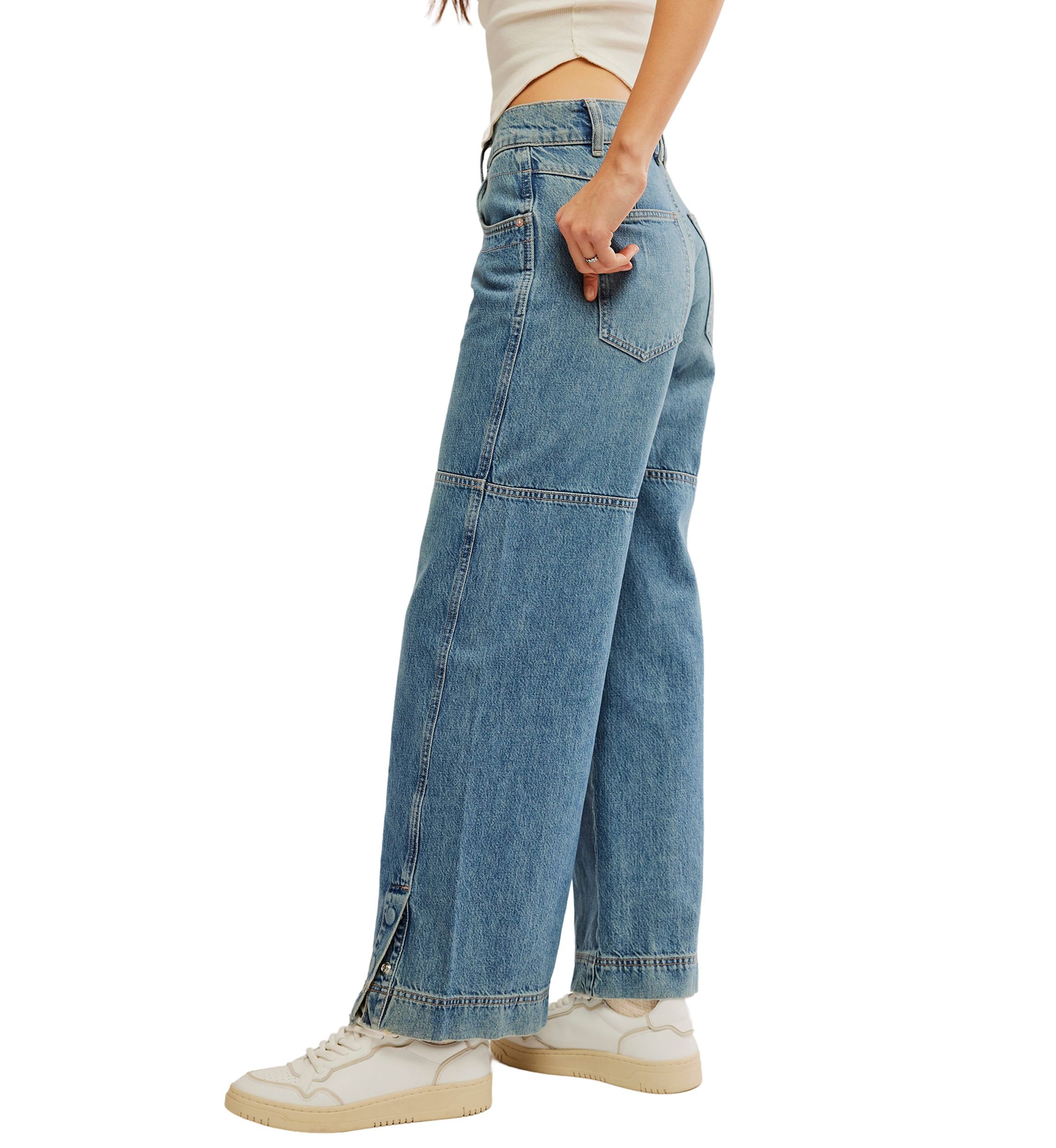 We The Free Benji Relaxed Wide-Leg Jeans
