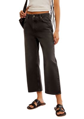 Free People Women's We the Free Deep Trance Dropped Boyfriend Jeans