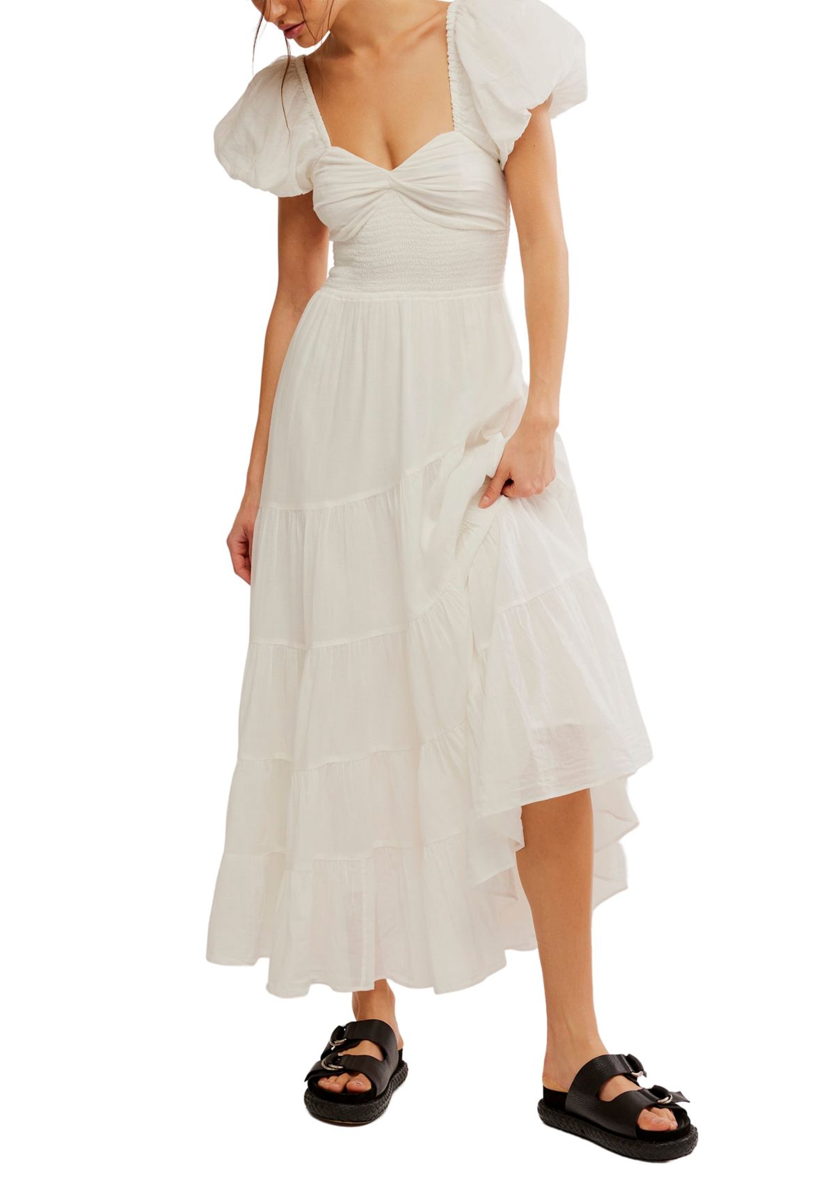 Sundrenched Short Sleeve Maxi Dress