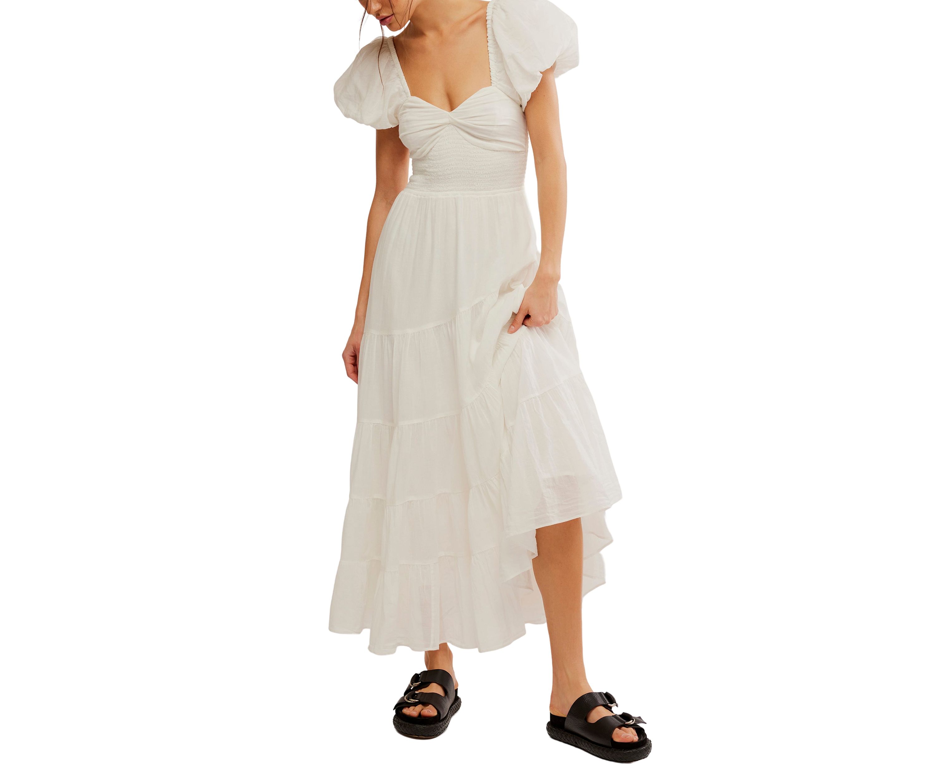 Sundrenched Short Sleeve Maxi Dress