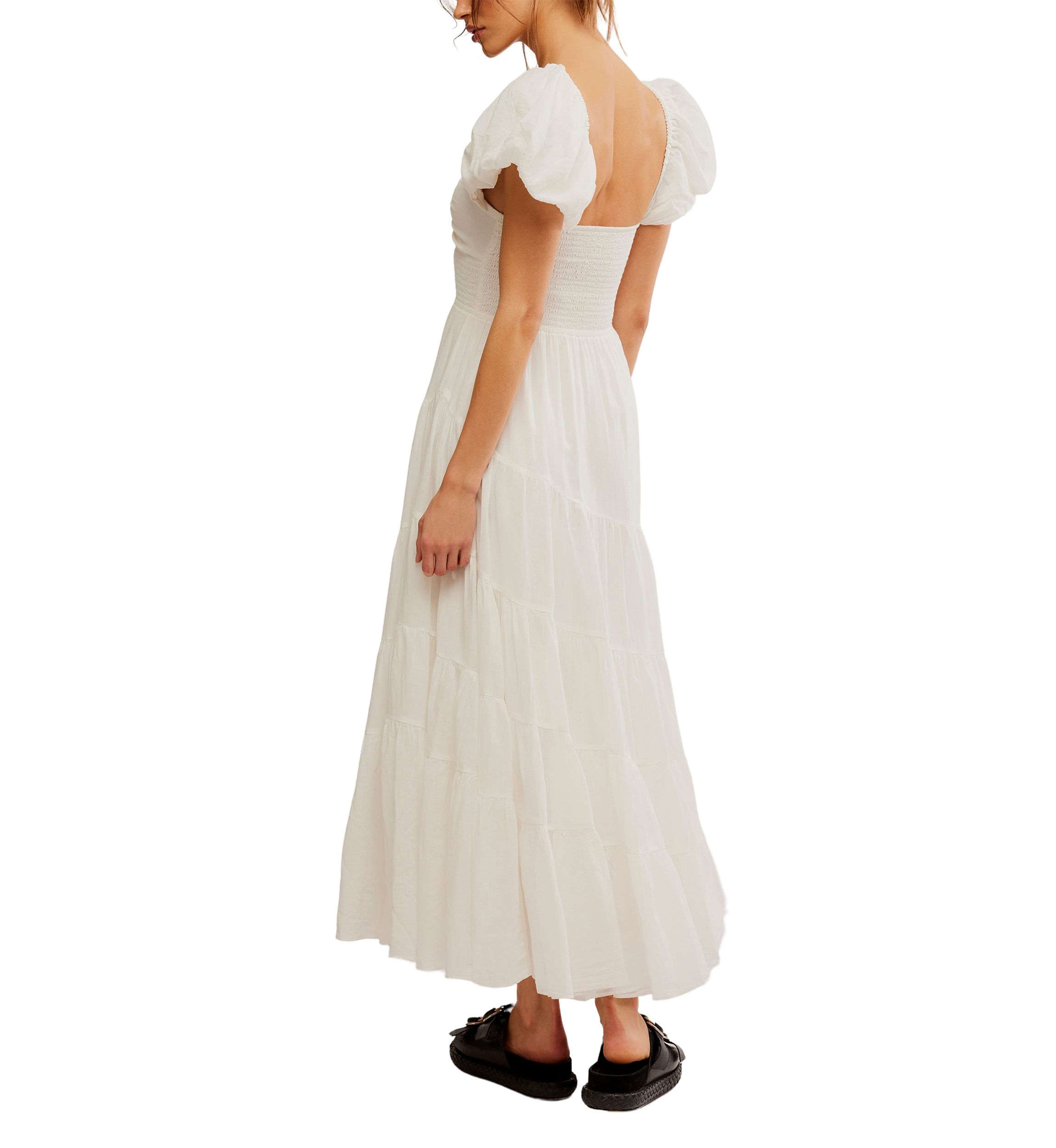 Sundrenched Short Sleeve Maxi Dress