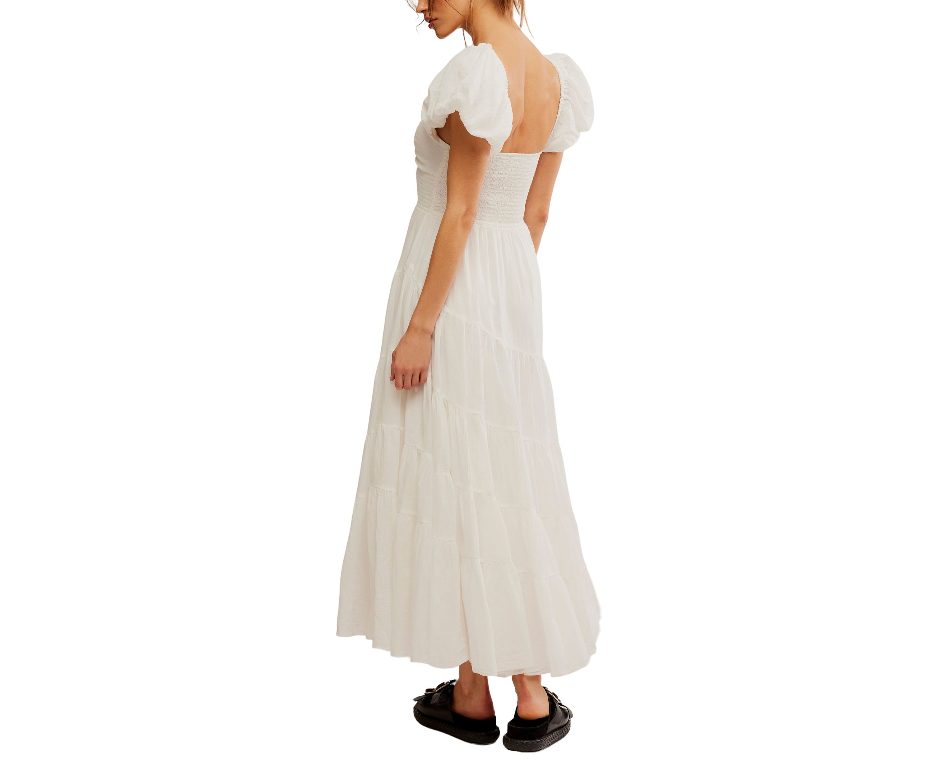 Sundrenched Short Sleeve Maxi Dress