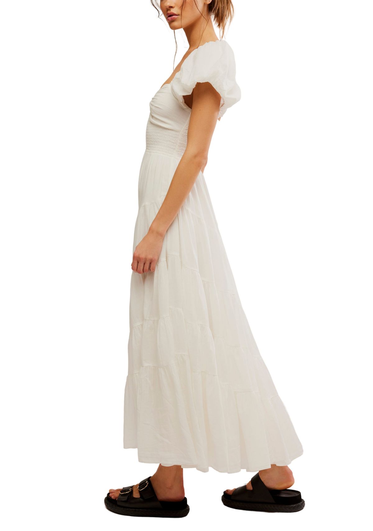 Sundrenched Short Sleeve Maxi Dress