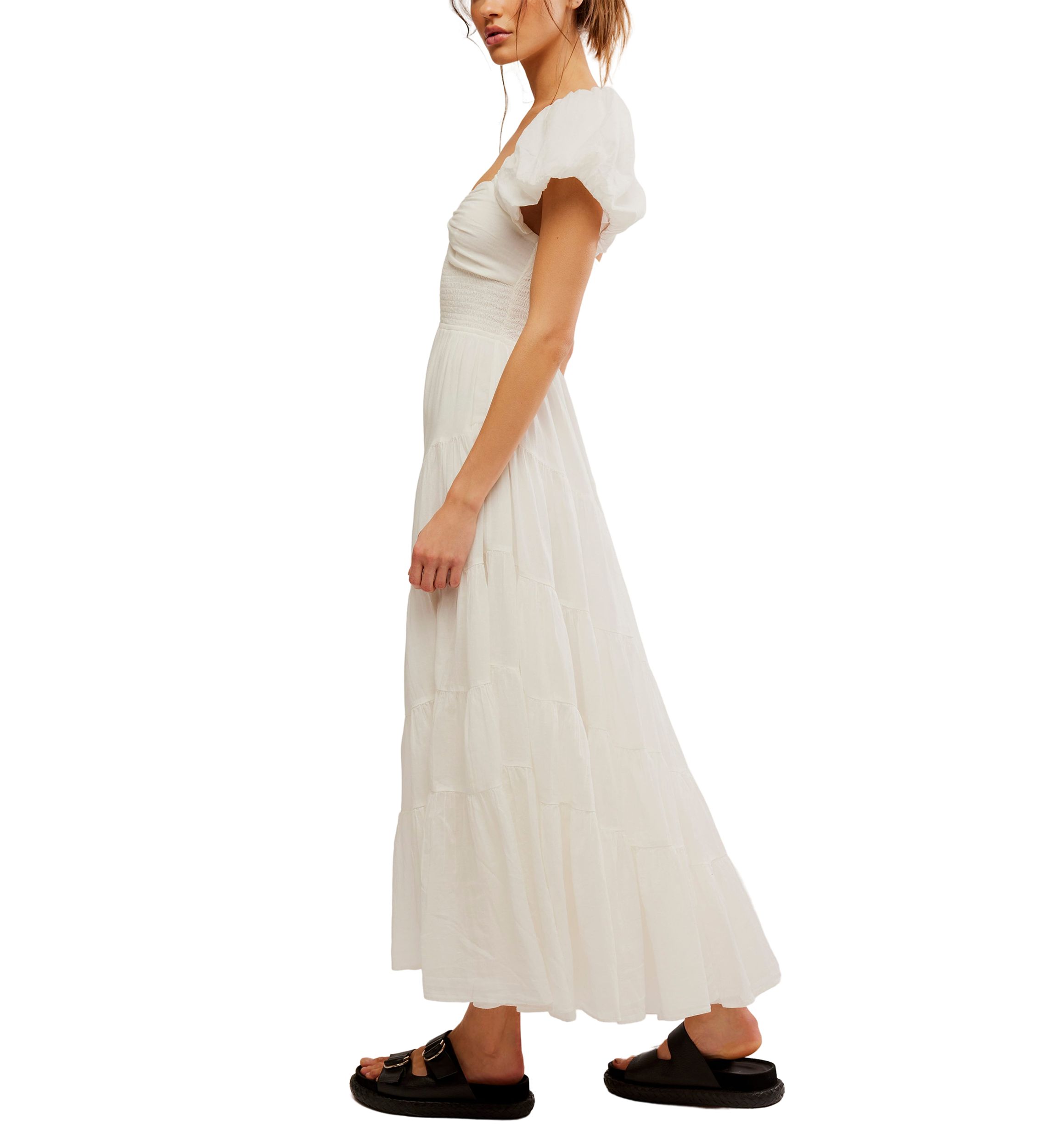 Sundrenched Short Sleeve Maxi Dress