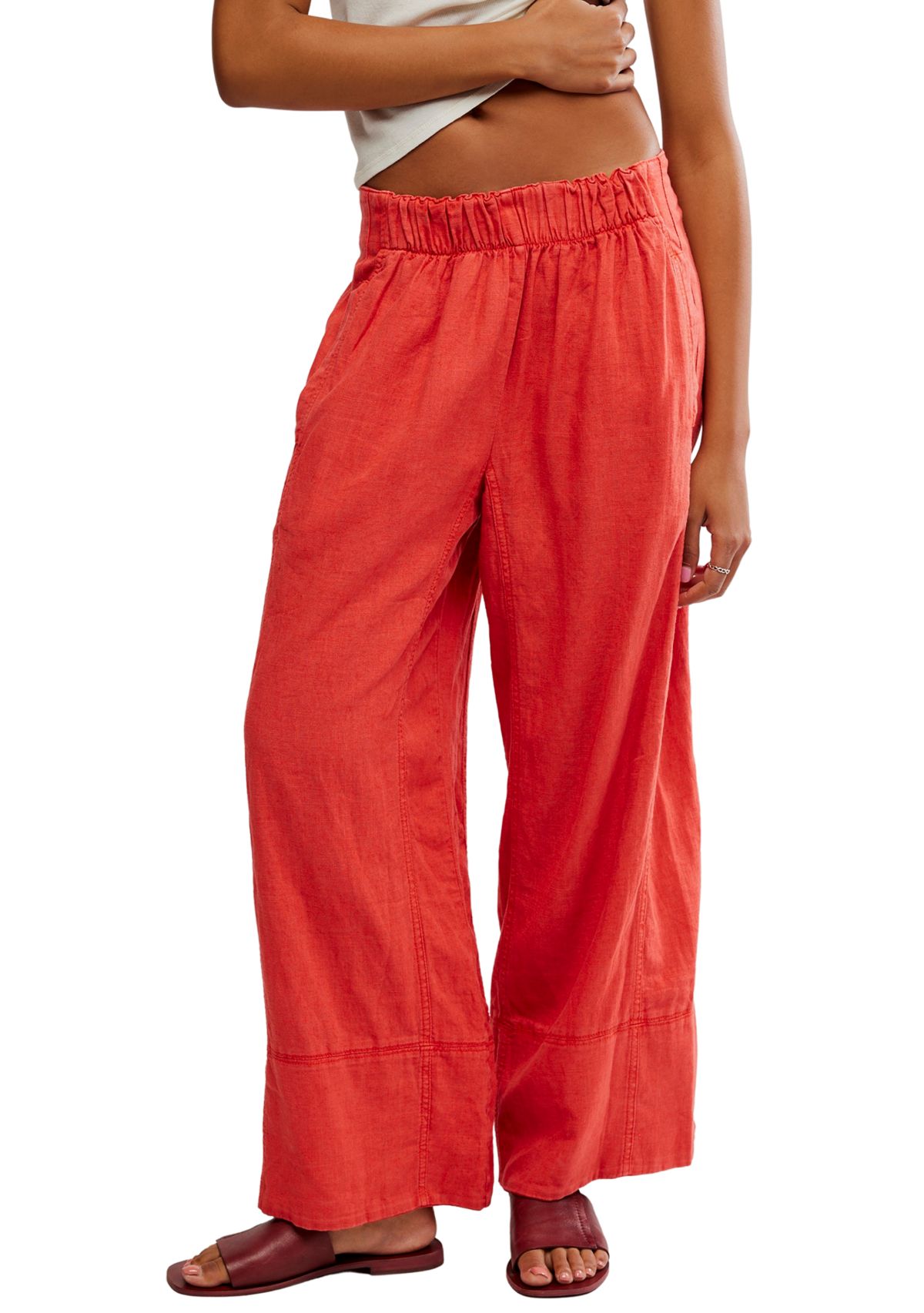 Days End Linen Pull-On Pants