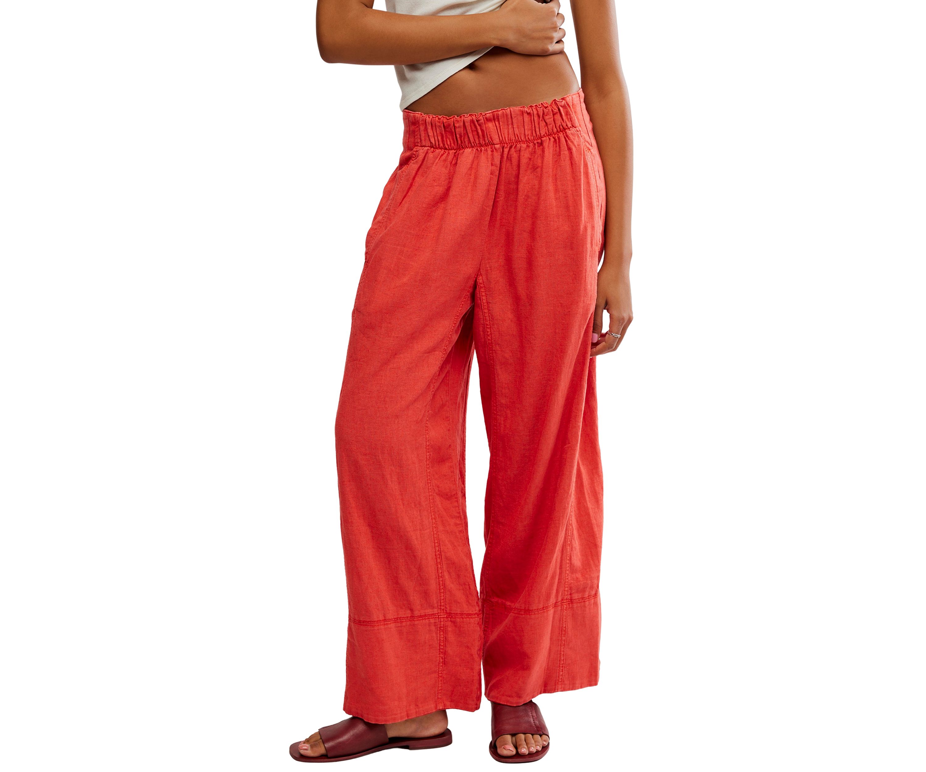 Days End Linen Pull-On Pants