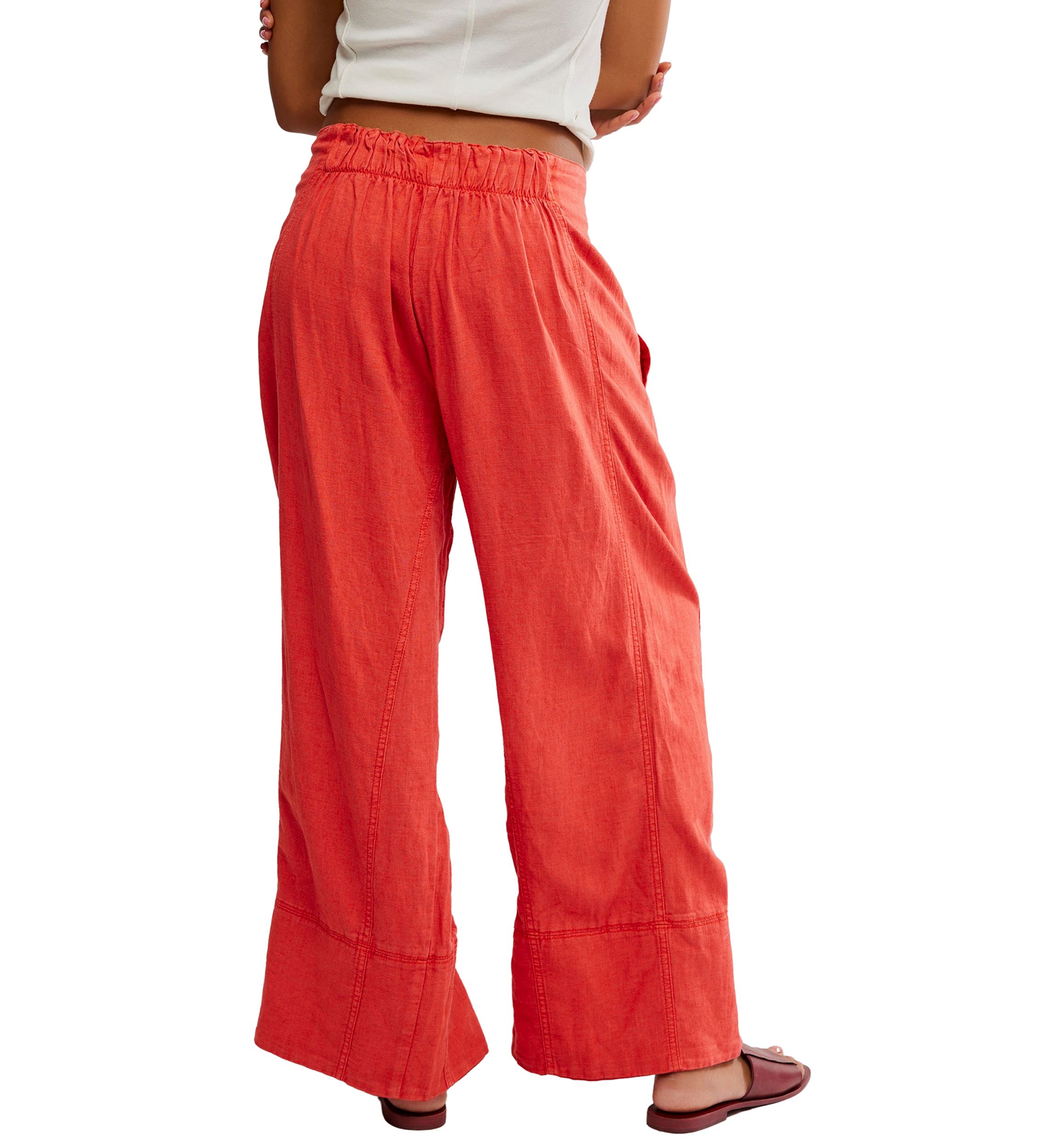 Days End Linen Pull-On Pants