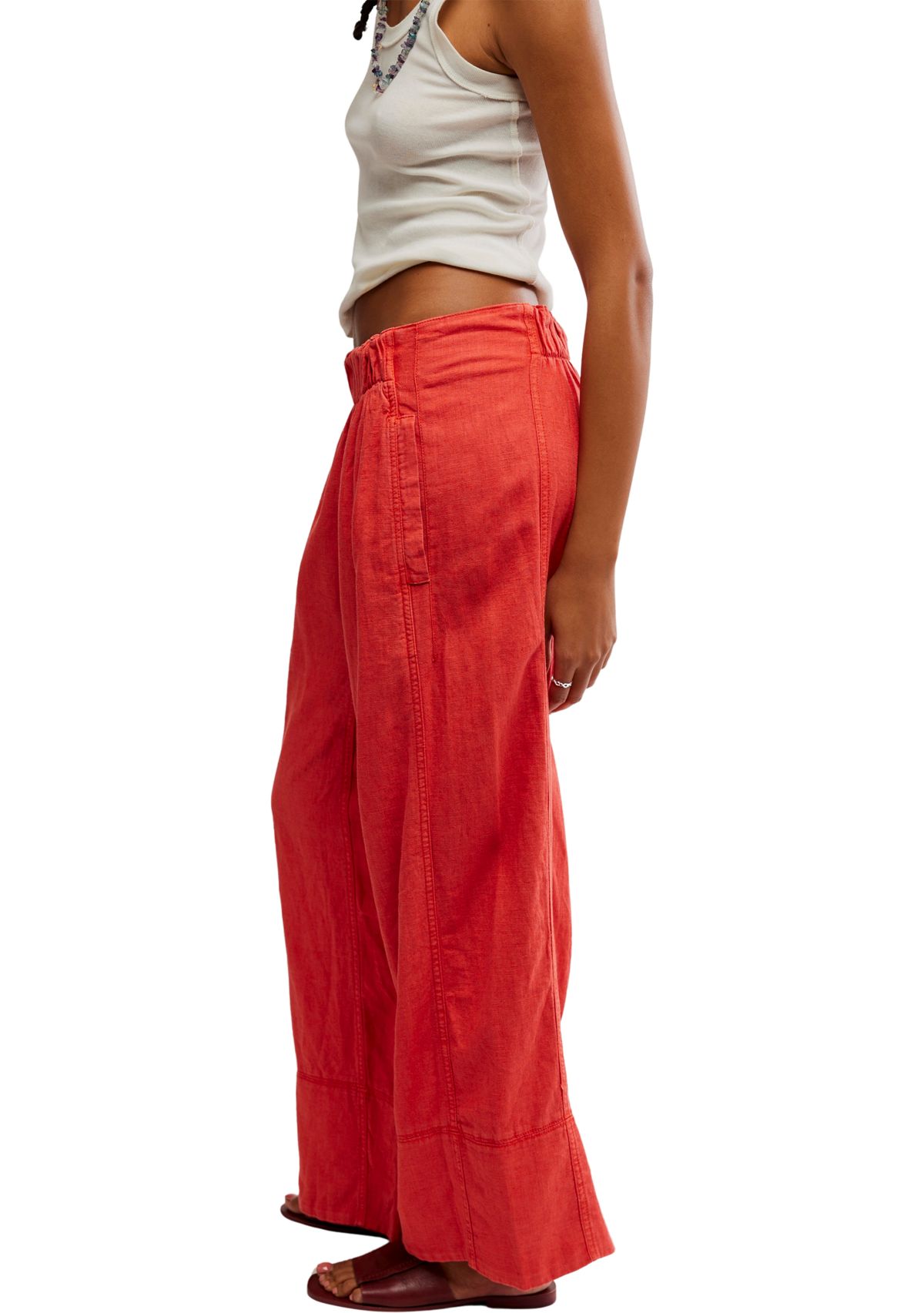 Days End Linen Pull-On Pants