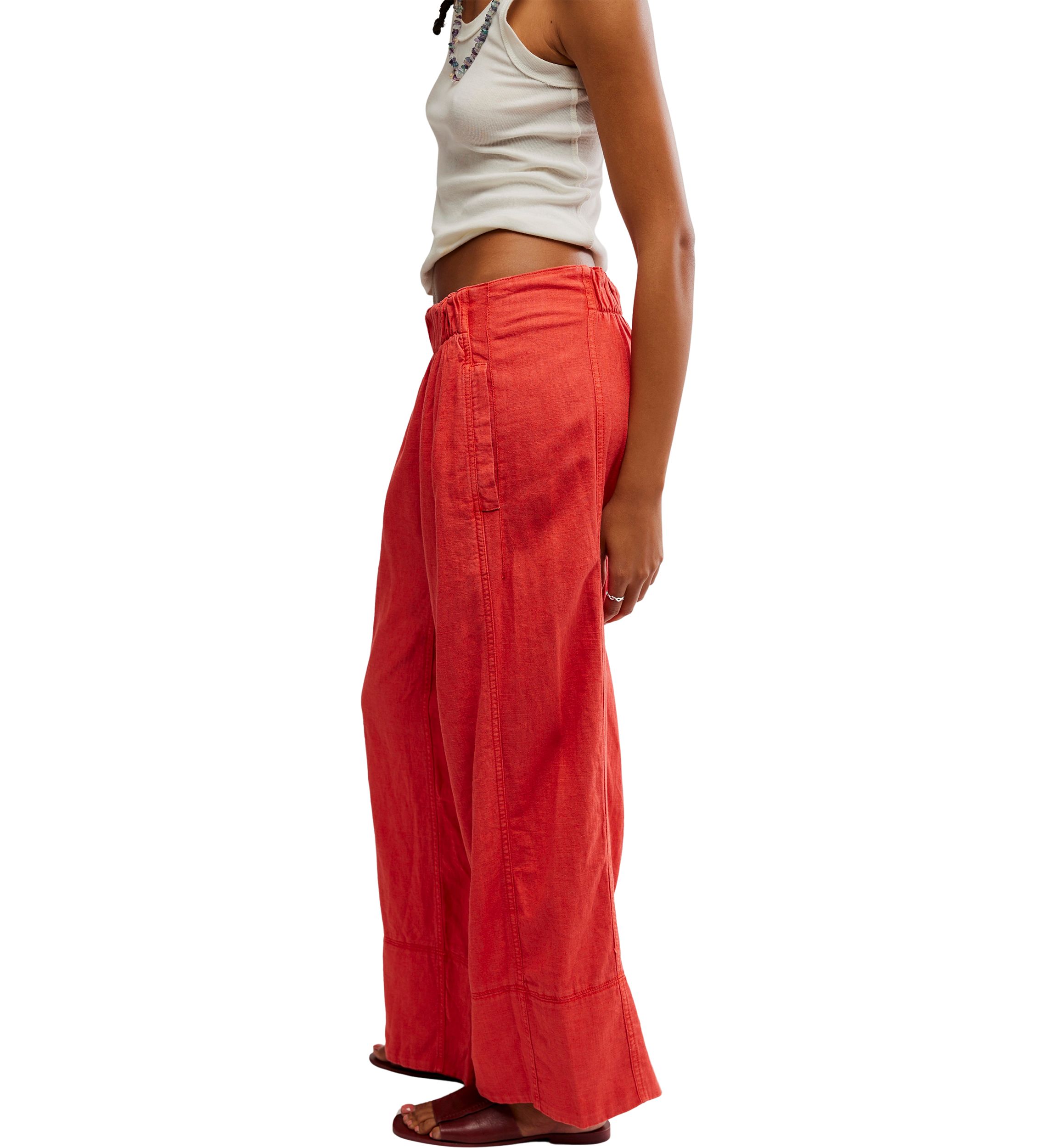 Days End Linen Pull-On Pants