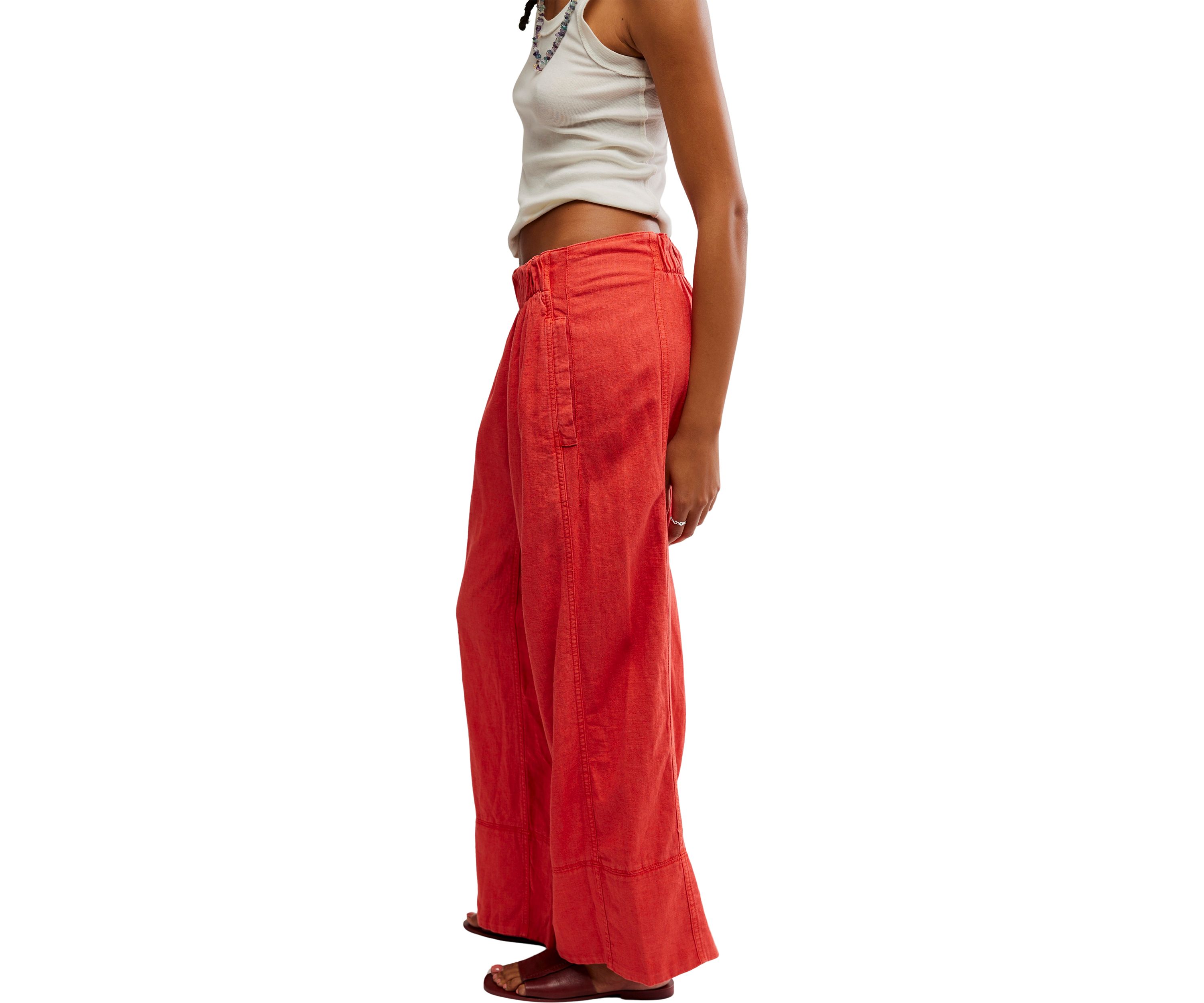 Days End Linen Pull-On Pants