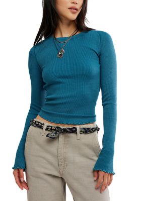 Free People Women's We The Free Easy Does It Tee, XL