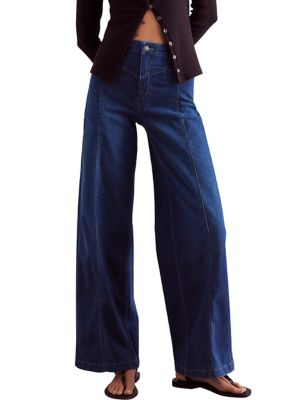 Free People Women's We The Free Libre Wide-Leg Jeans, 32