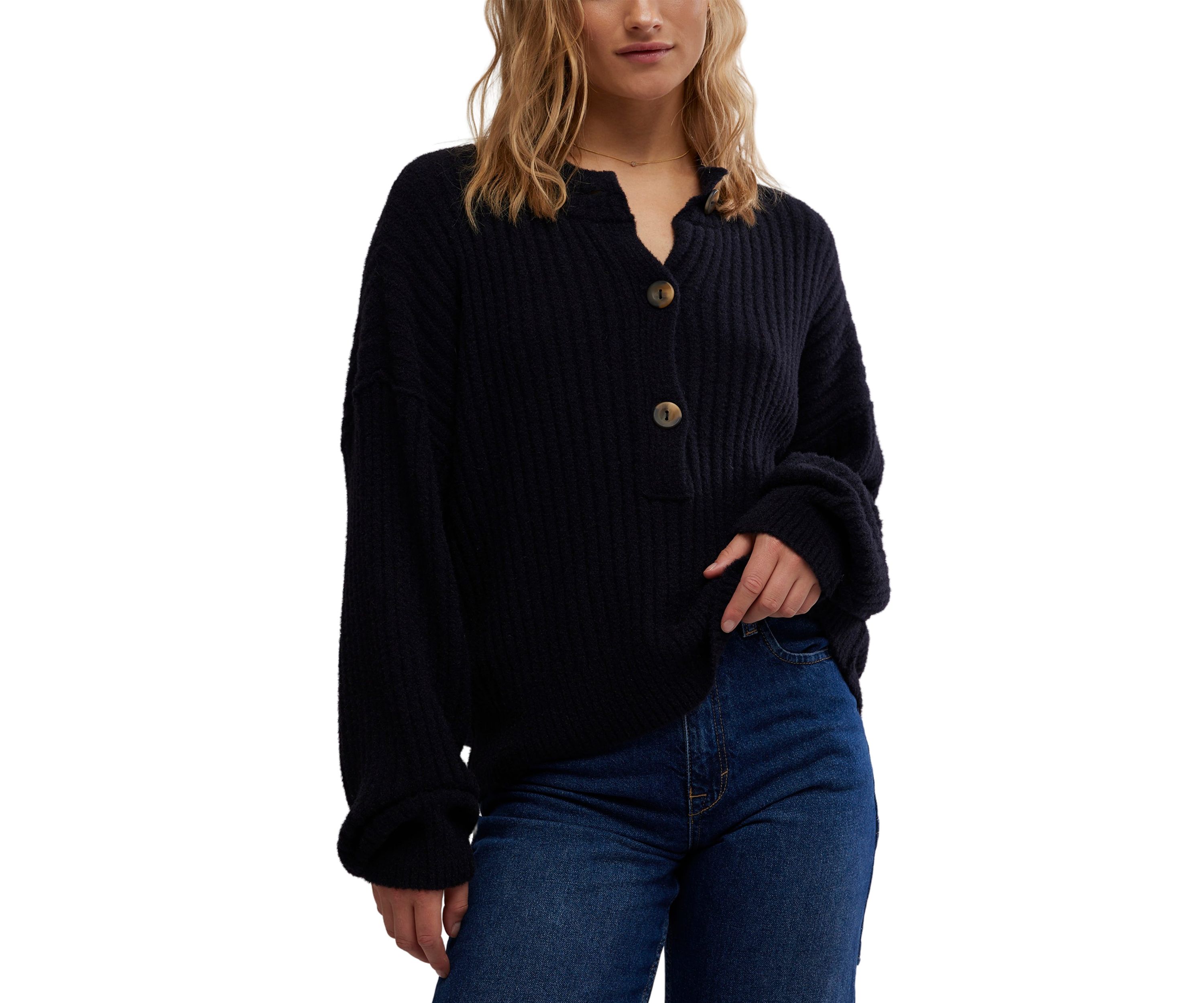 Cocoa Henley Sweater