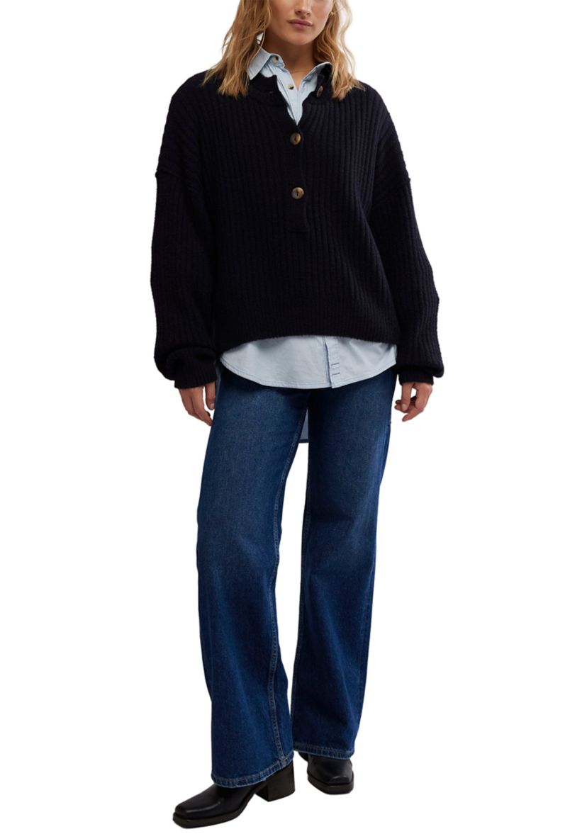 Cocoa Henley Sweater