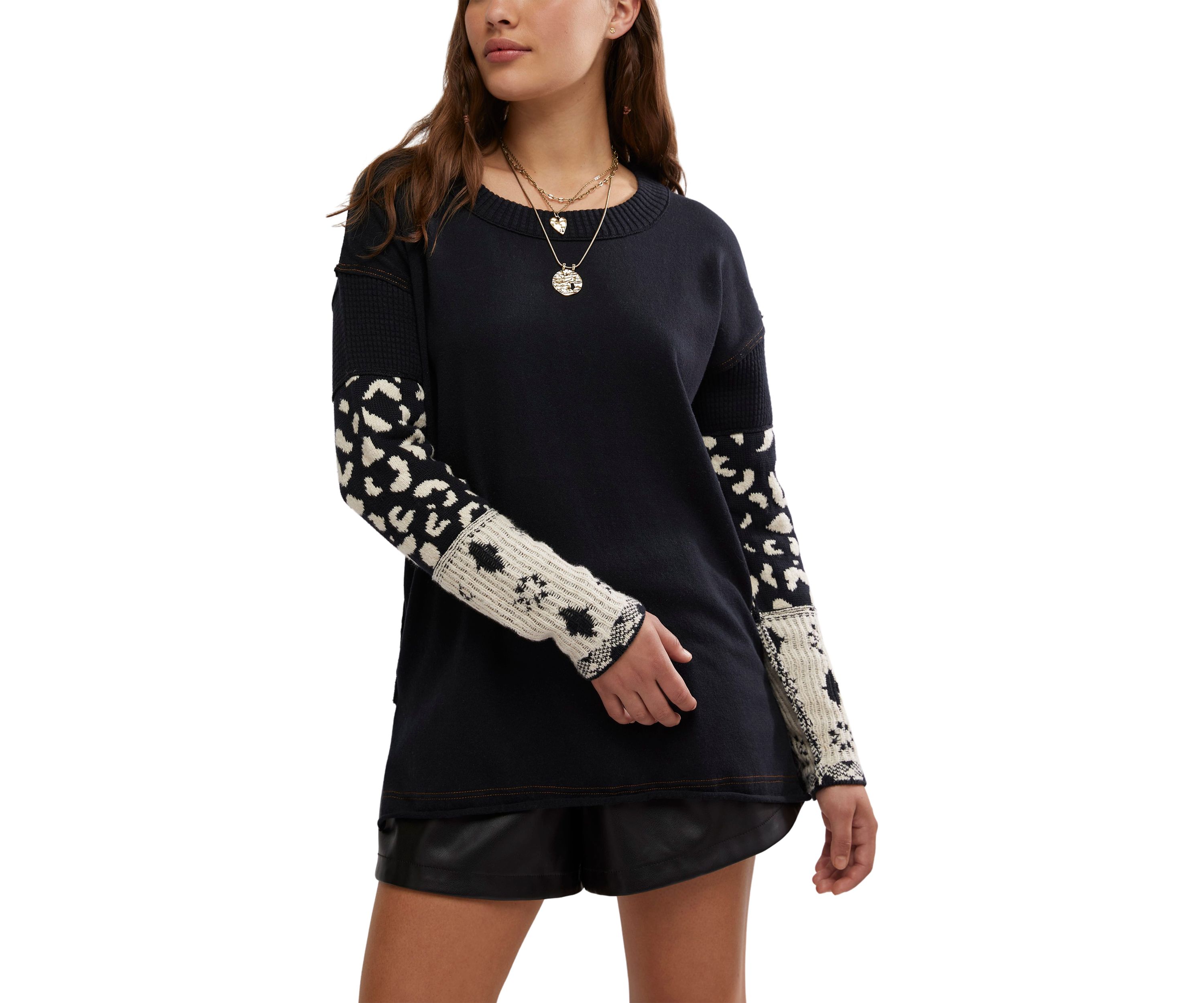 We the Free Tiger Style Cuff T-Shirt