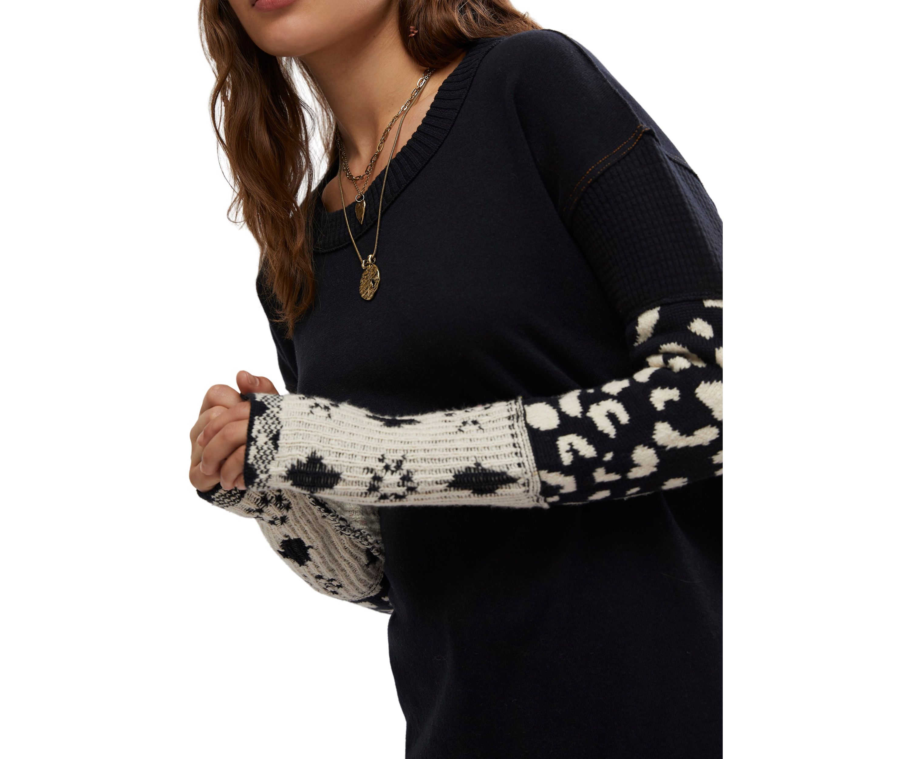 We the Free Tiger Style Cuff T-Shirt