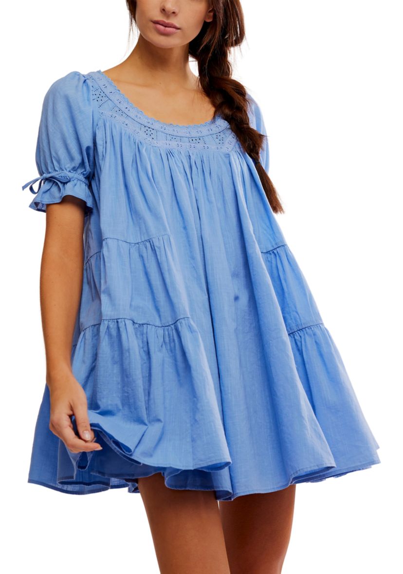 princess polly baby blue dress Karwuiio Women Summer Mini Plaid Dress Sleeveless Square Neck Babydoll Dress  Casual Loose Fit Cami Dress Streetwear (Dark Blue, S) at Amazon Women's  Clothing store main image 1
