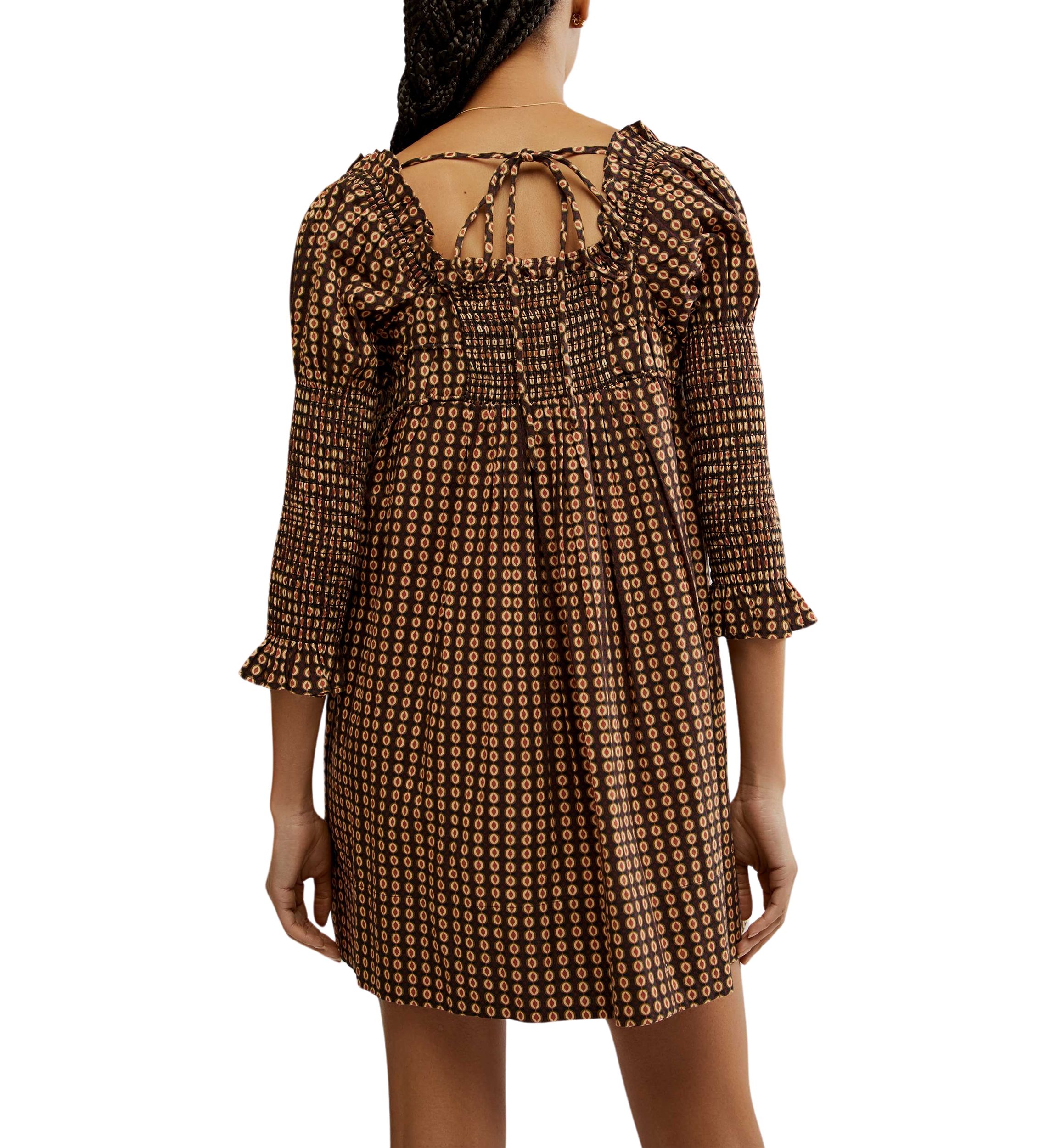 Star Dip Mini Dress