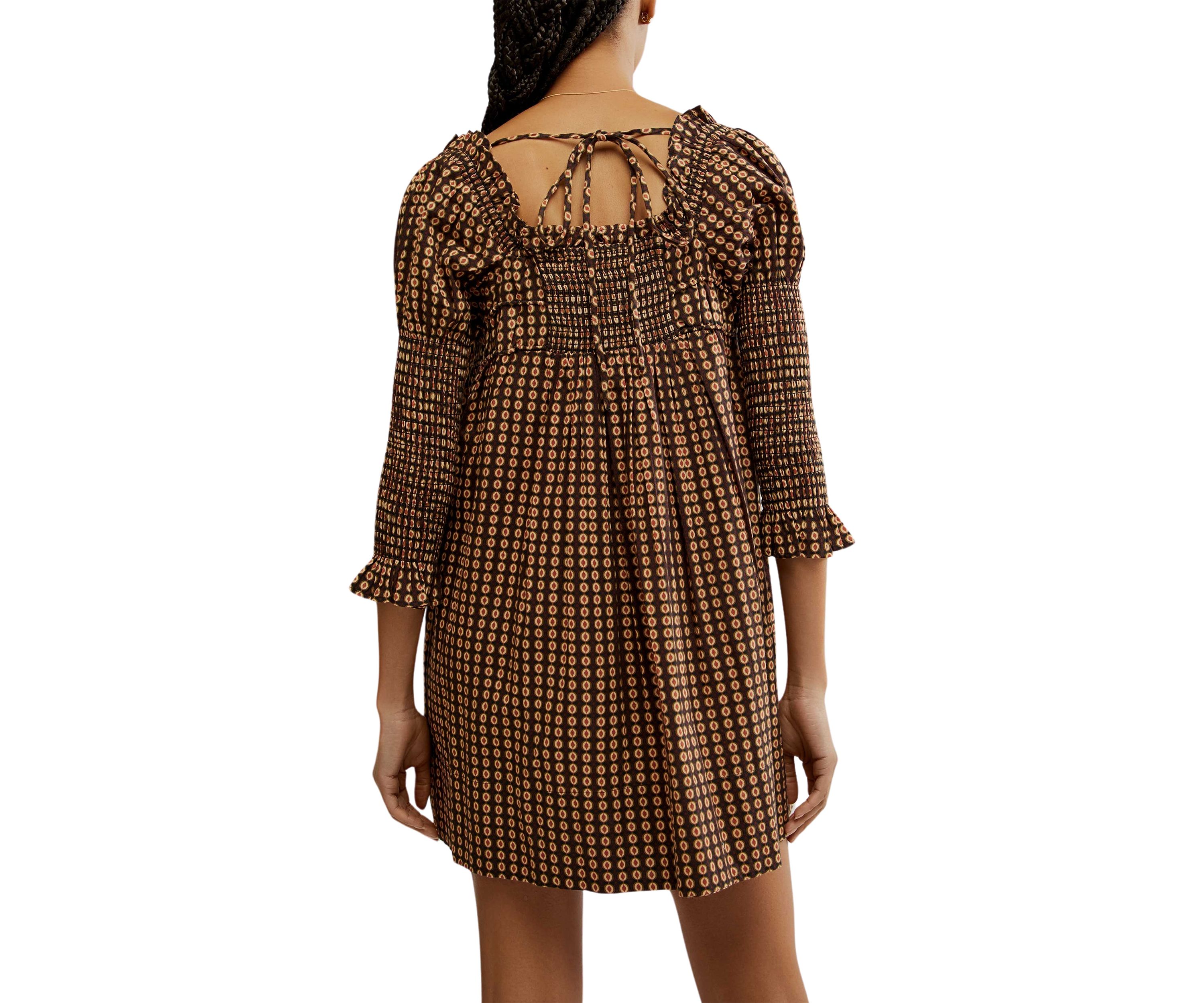 Star Dip Mini Dress