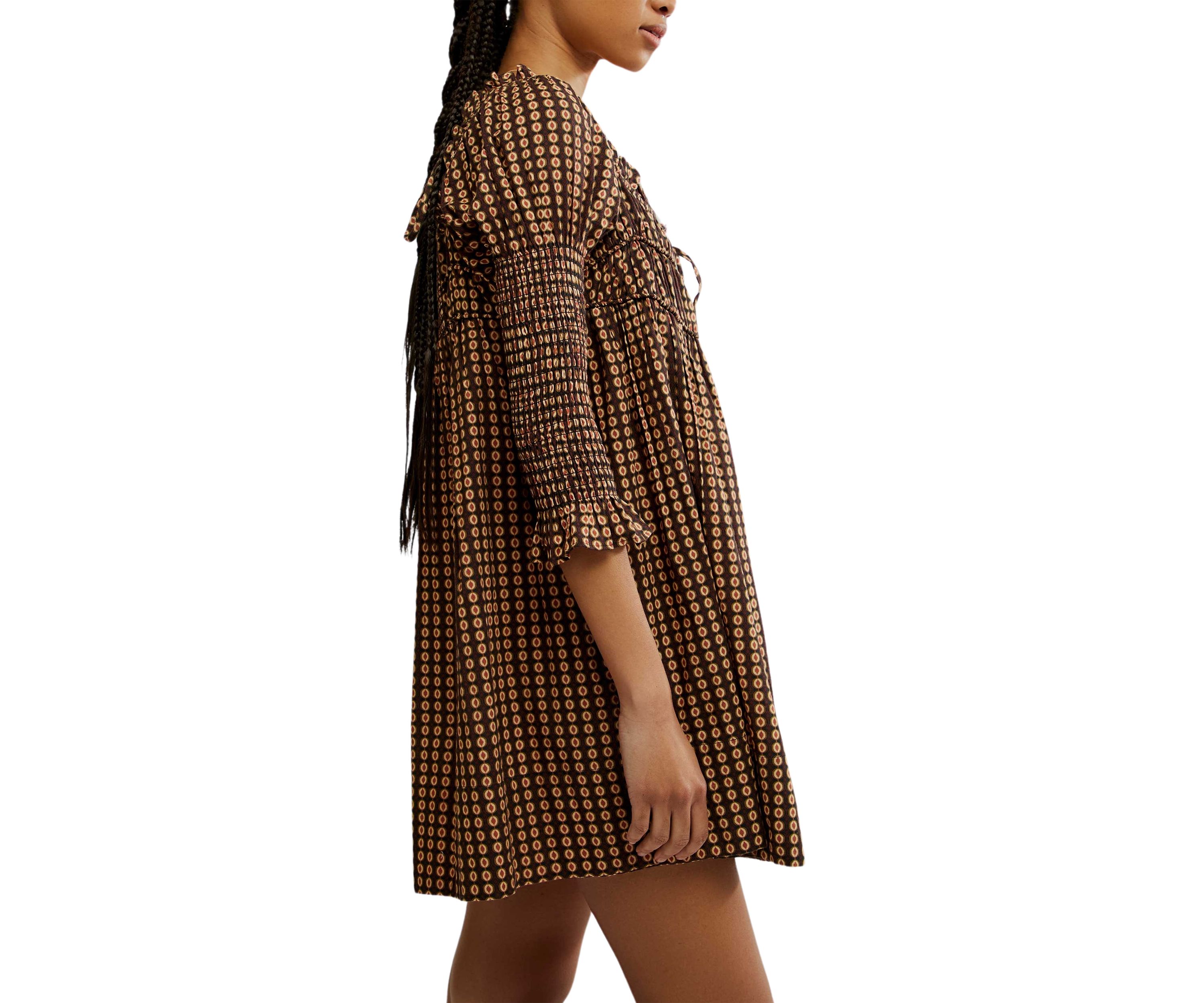 Star Dip Mini Dress