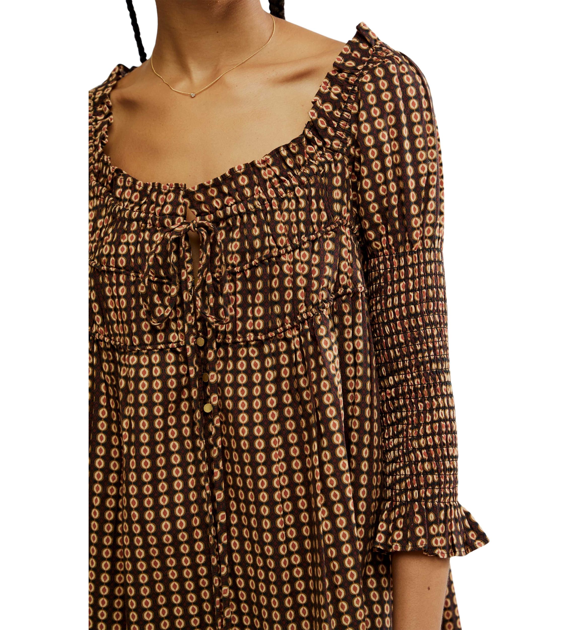 Star Dip Mini Dress
