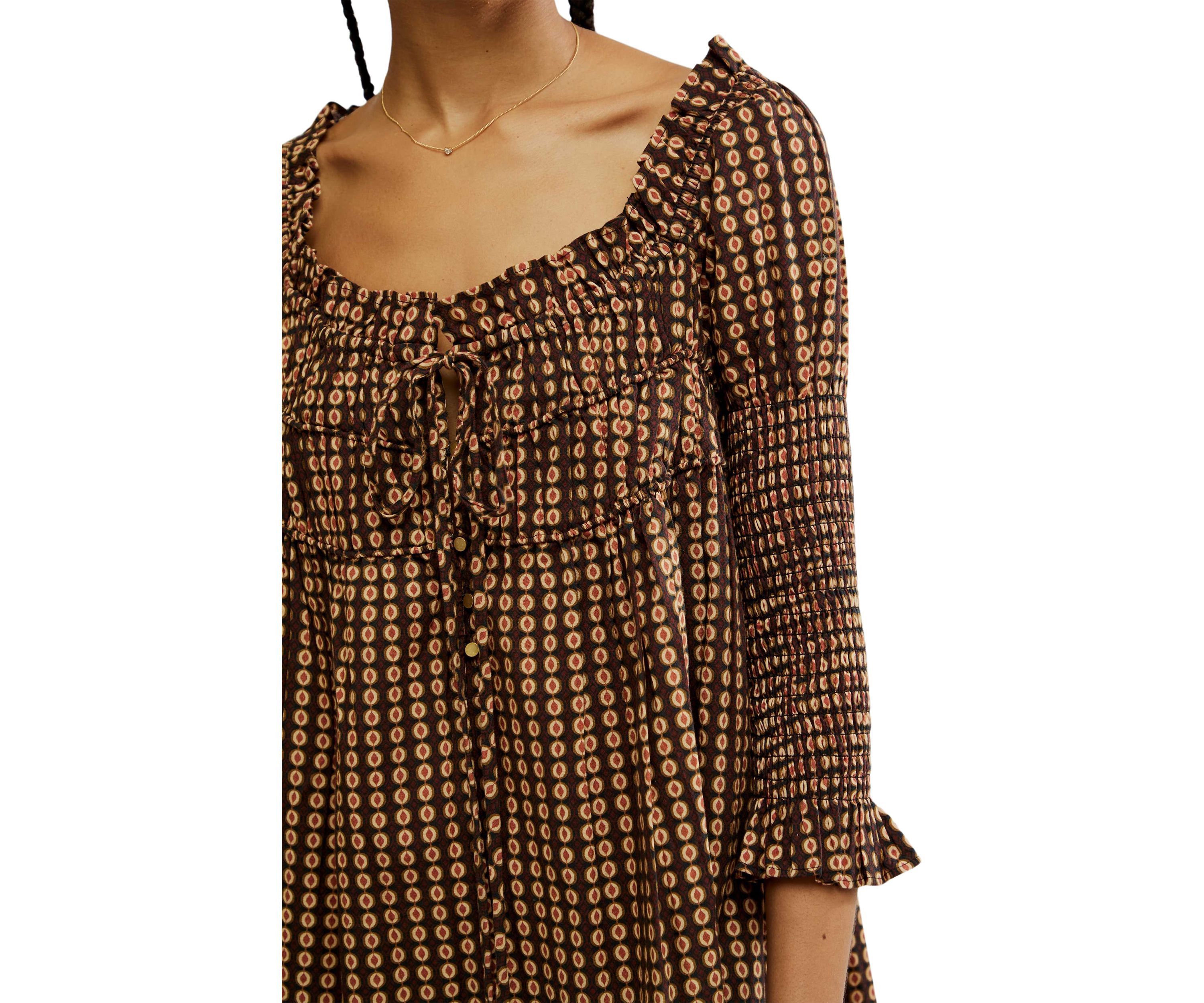 Star Dip Mini Dress
