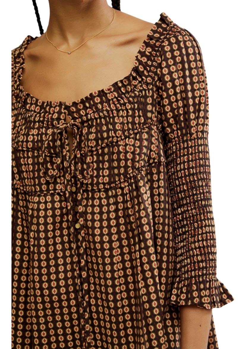 Star Dip Mini Dress