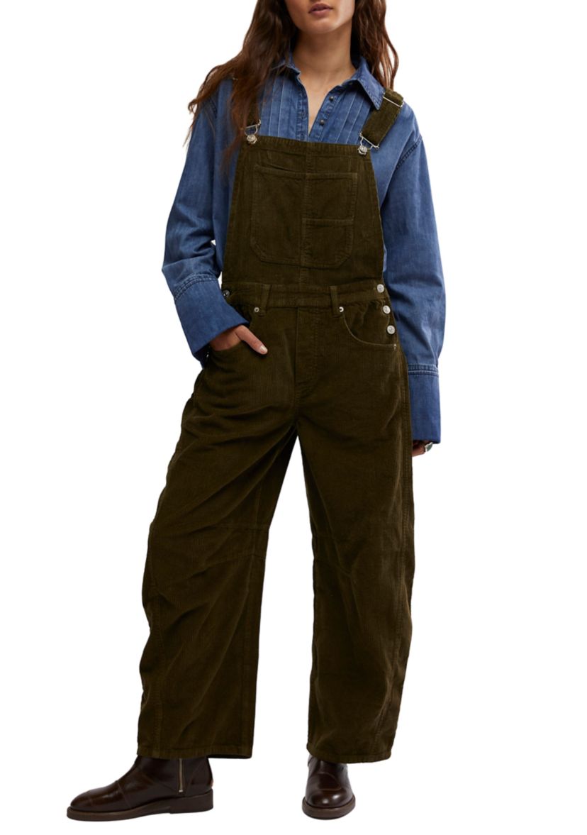 We The Free Good Luck Cord Overalls
