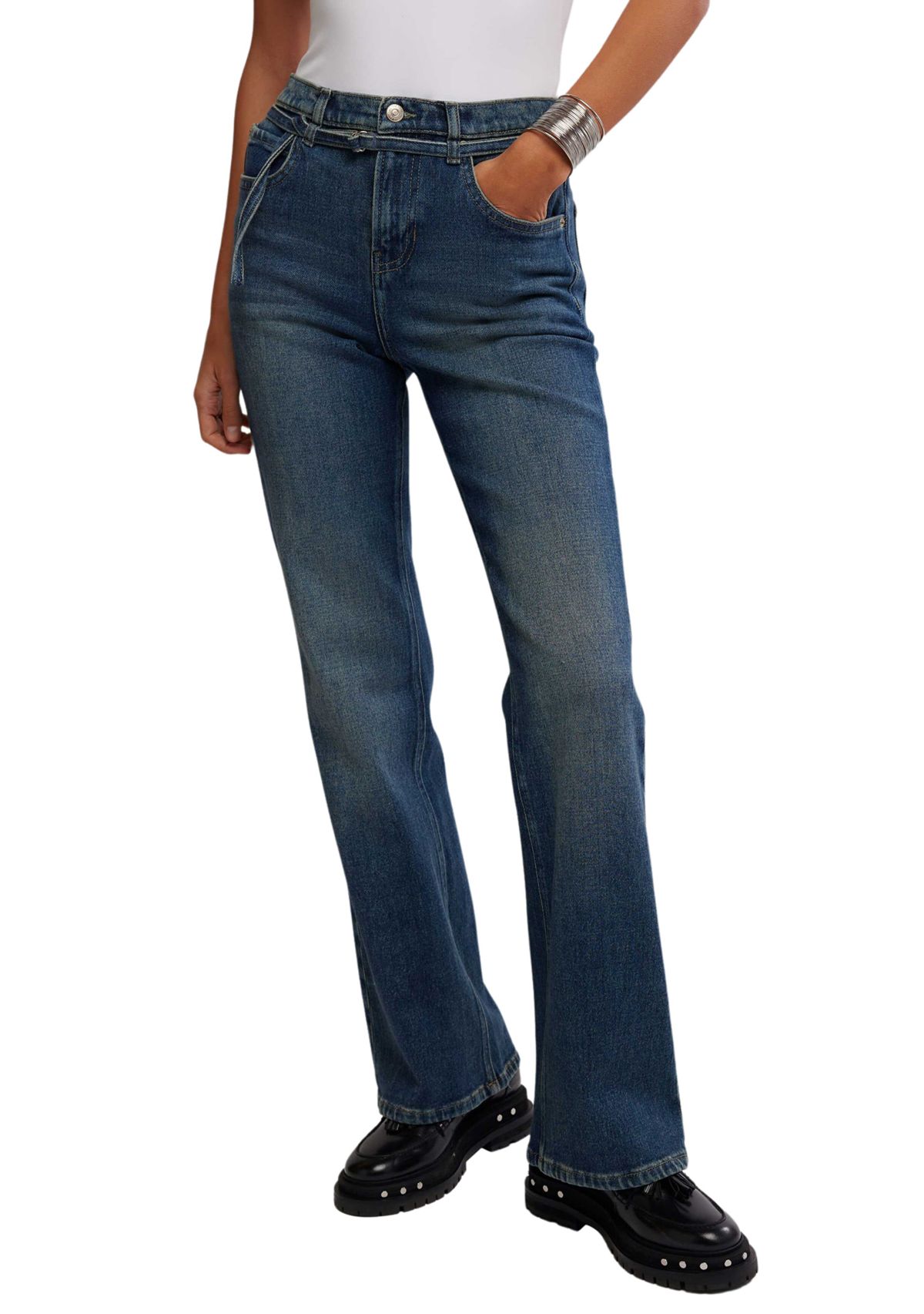 We the Free Sabine Slim A-Line Jeans