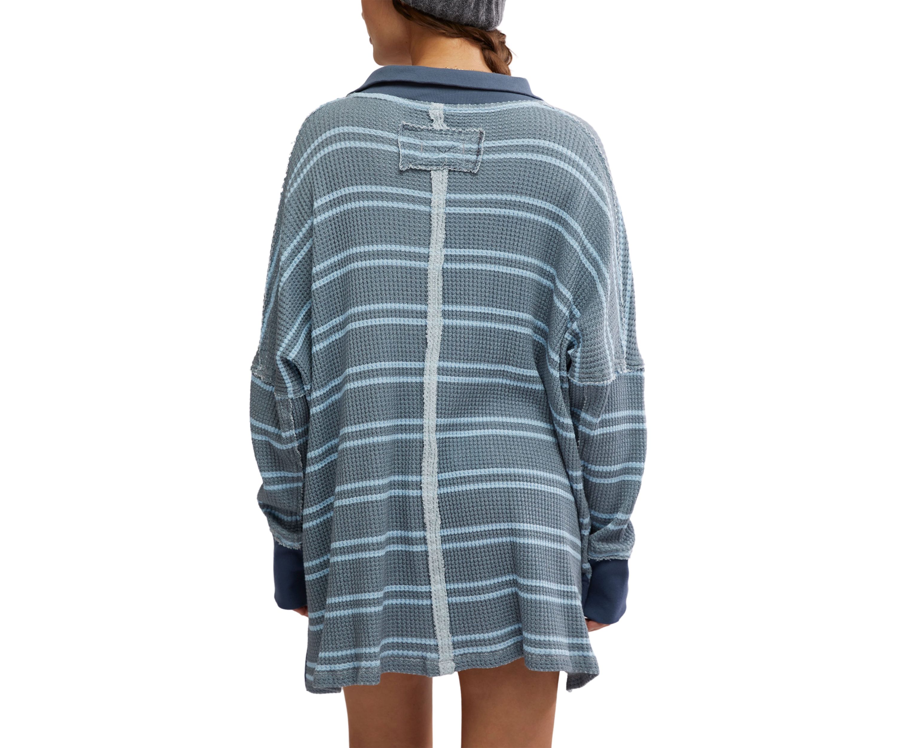 We The Free Striped Travis Polo