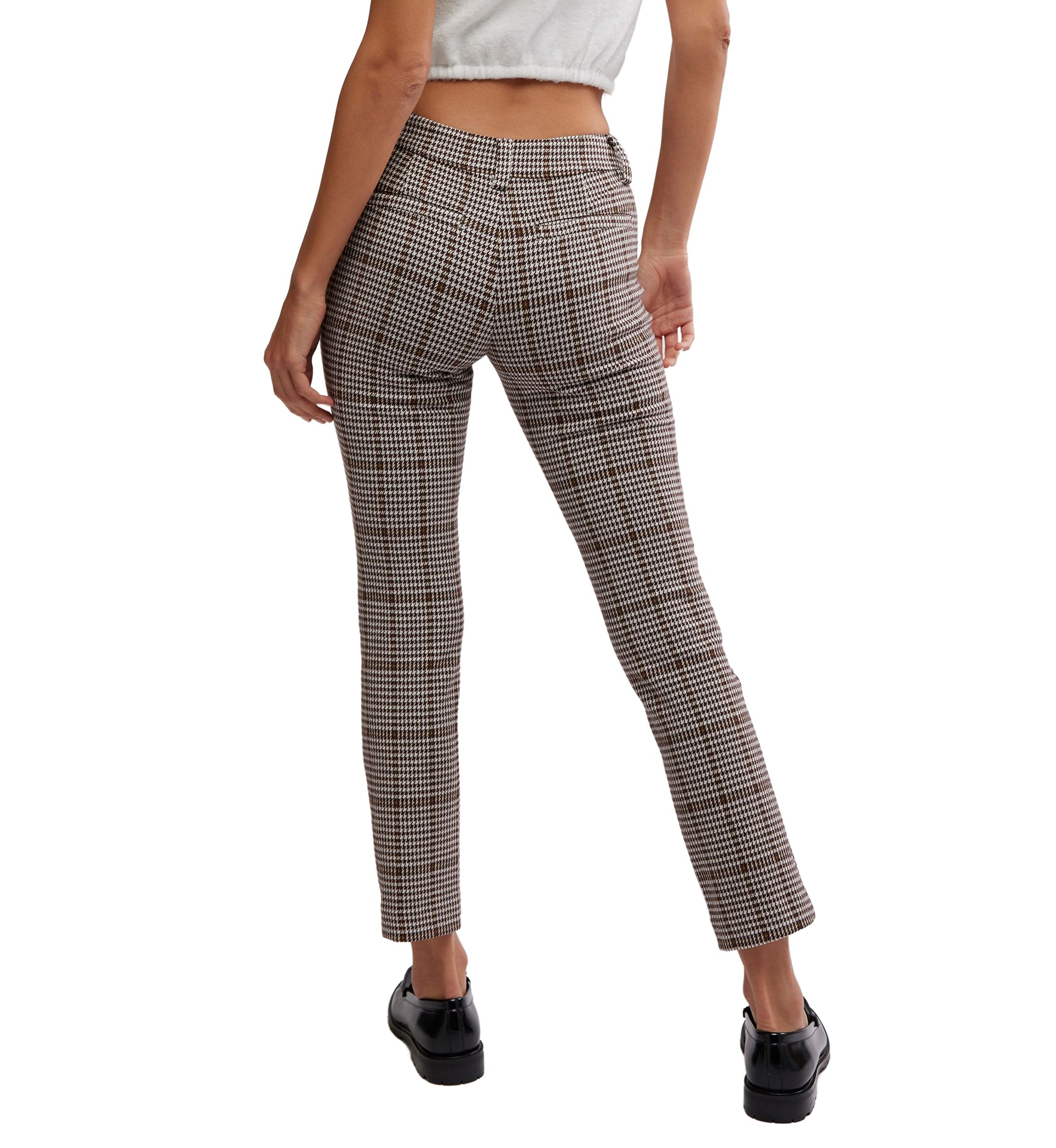 Molly Slim Plaid Pants