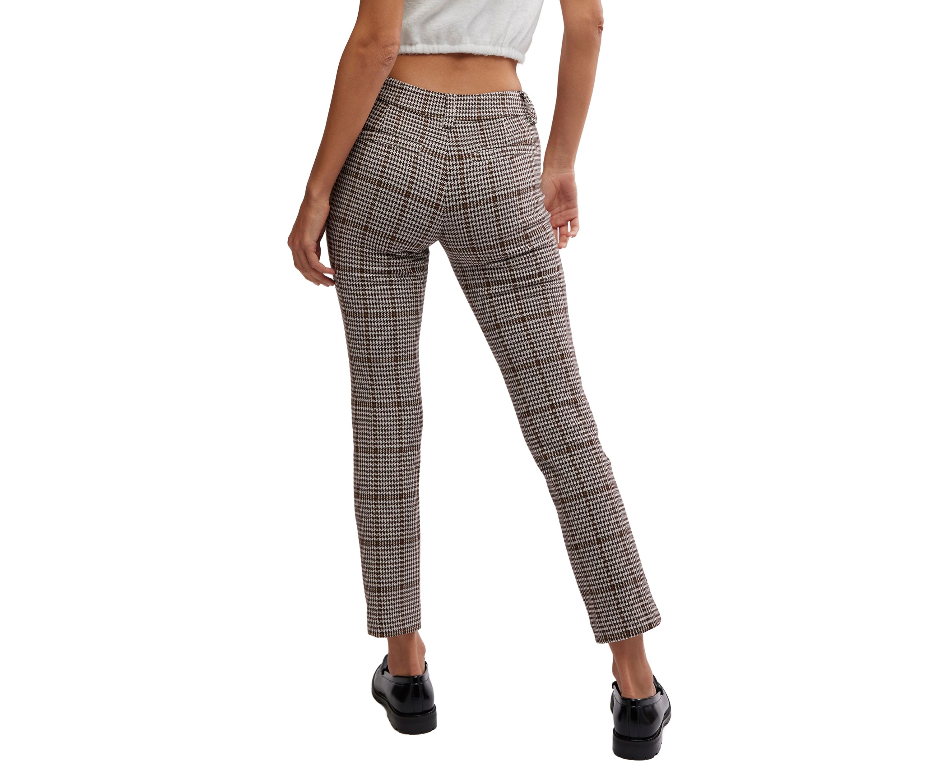 Molly Slim Plaid Pants