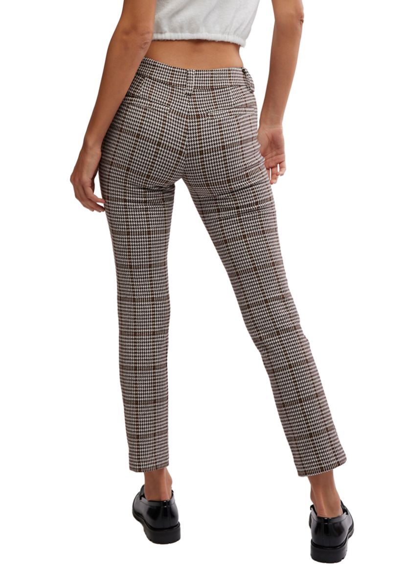 Molly Slim Plaid Pants