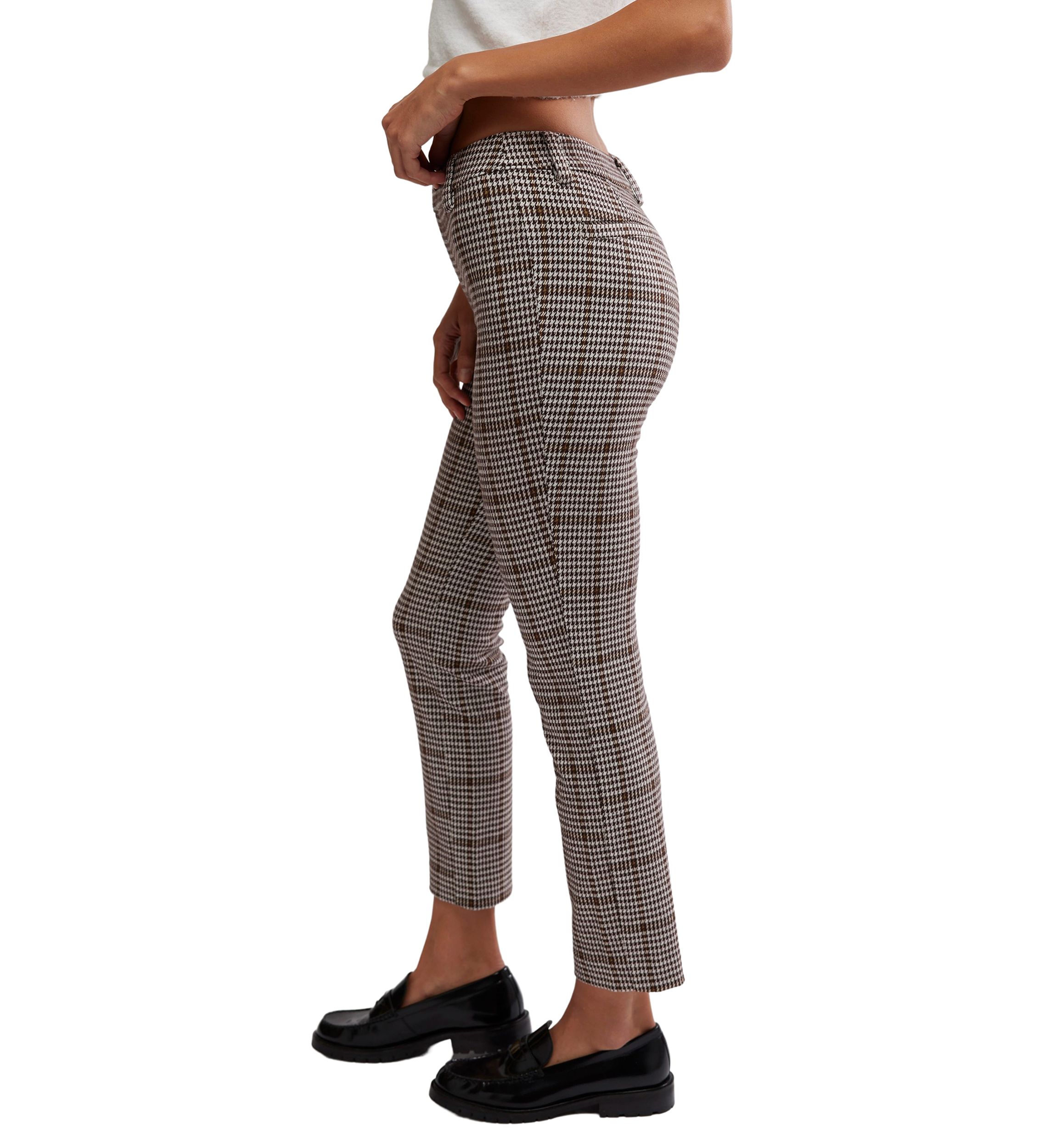 Molly Slim Plaid Pants