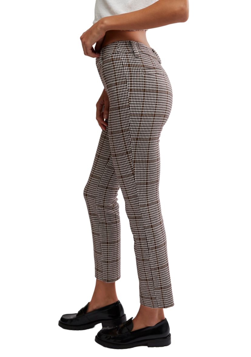 Molly Slim Plaid Pants