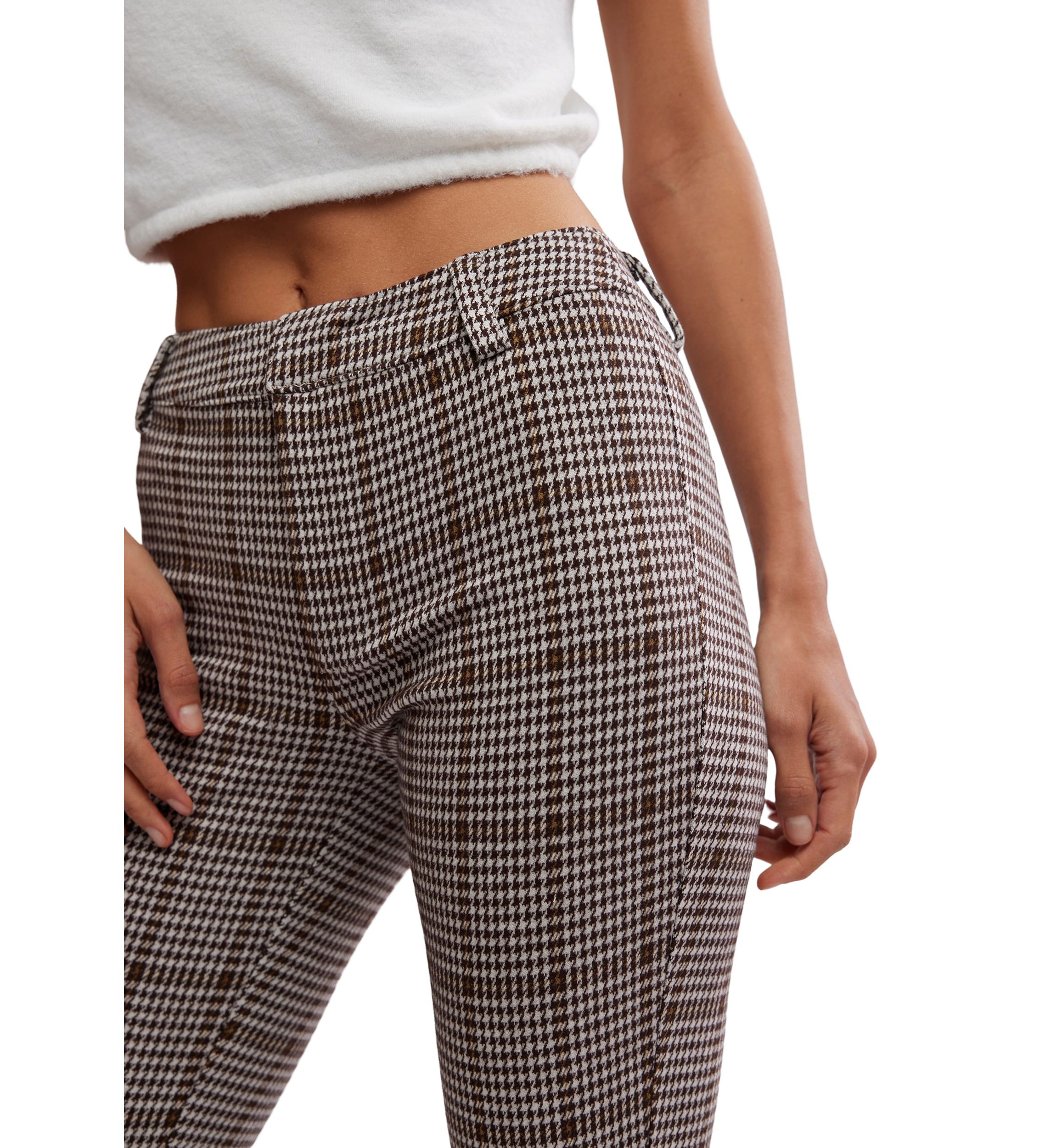 Molly Slim Plaid Pants